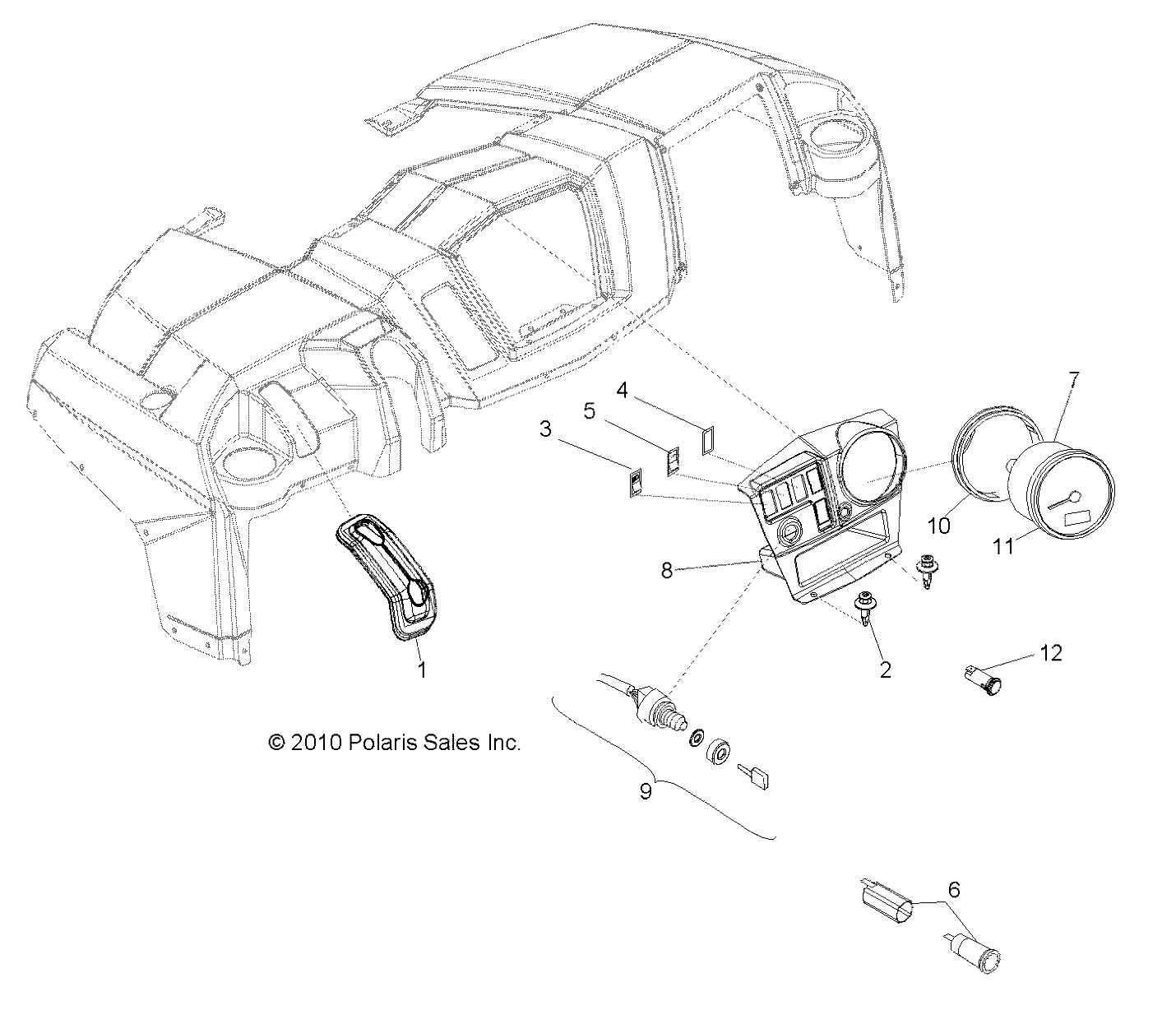 Part Number : 4013012 GLOW PLUG INDICATOR