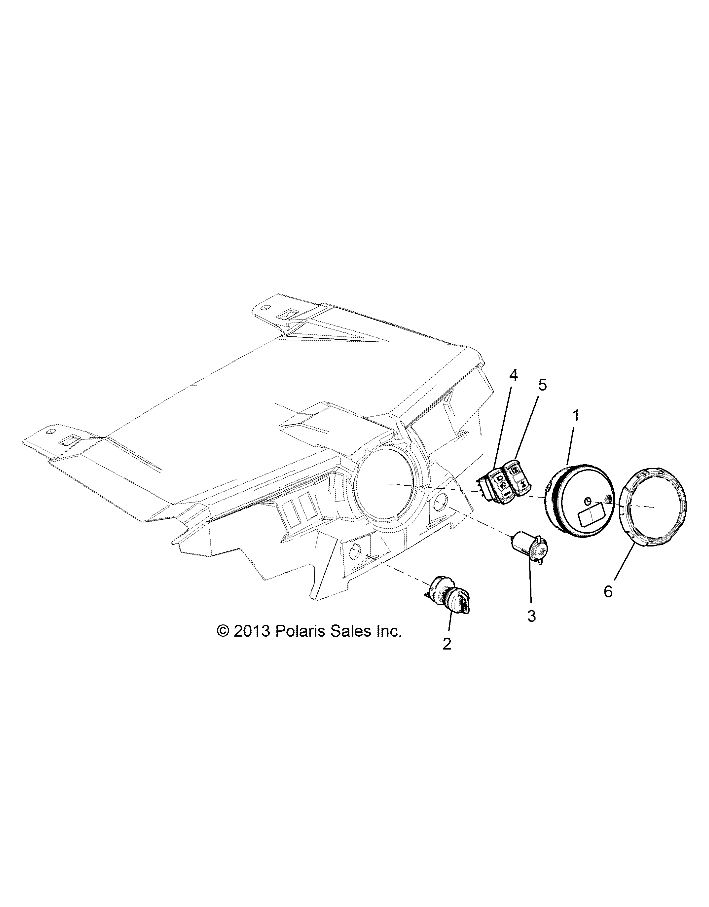 Part Number : 3280571 ASM-CLUSTER CPIA3 SXS MASK BLU