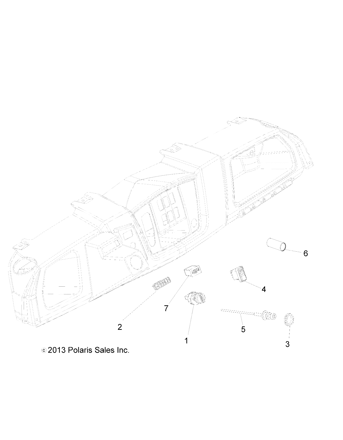 Foto diagrama Polaris que contem a peça 4014082