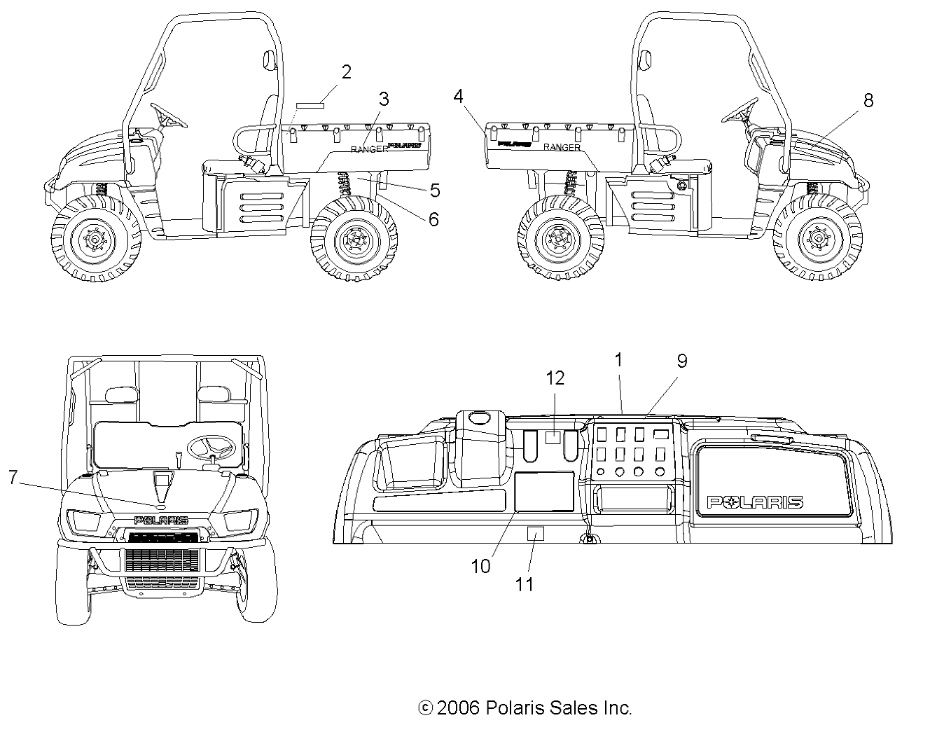 Part Number : 7174547 DECAL-BOX RANGER S.RED RH