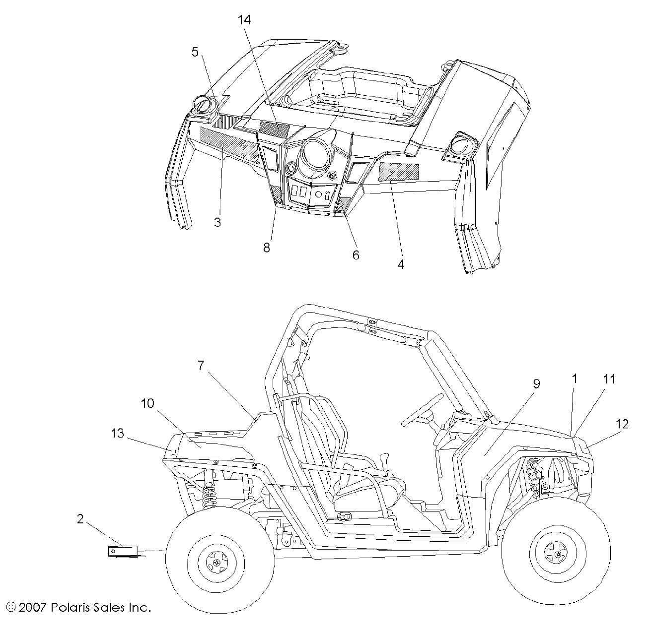 Part Number : 7174843 DECAL-CAUTION SHIFT/APPLYBRAKE