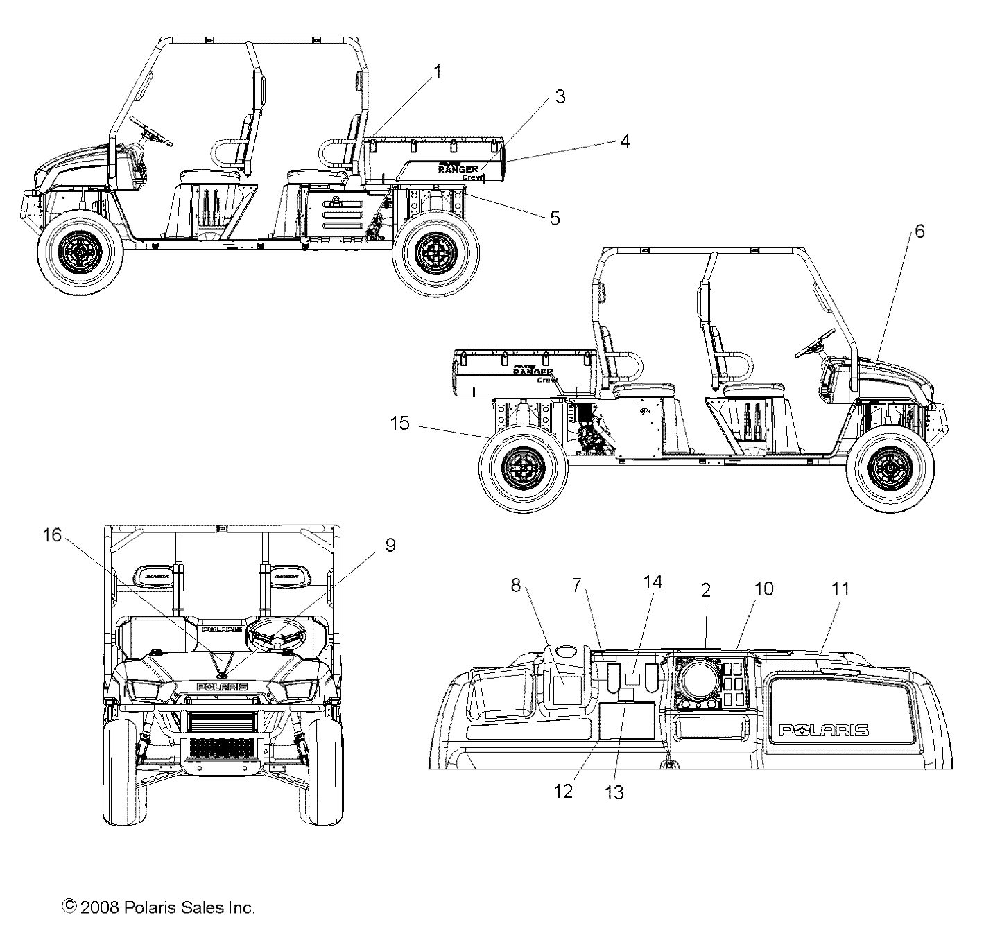 Part Number : 7175427 DECAL-BOX RANGER CREW CAMO RH