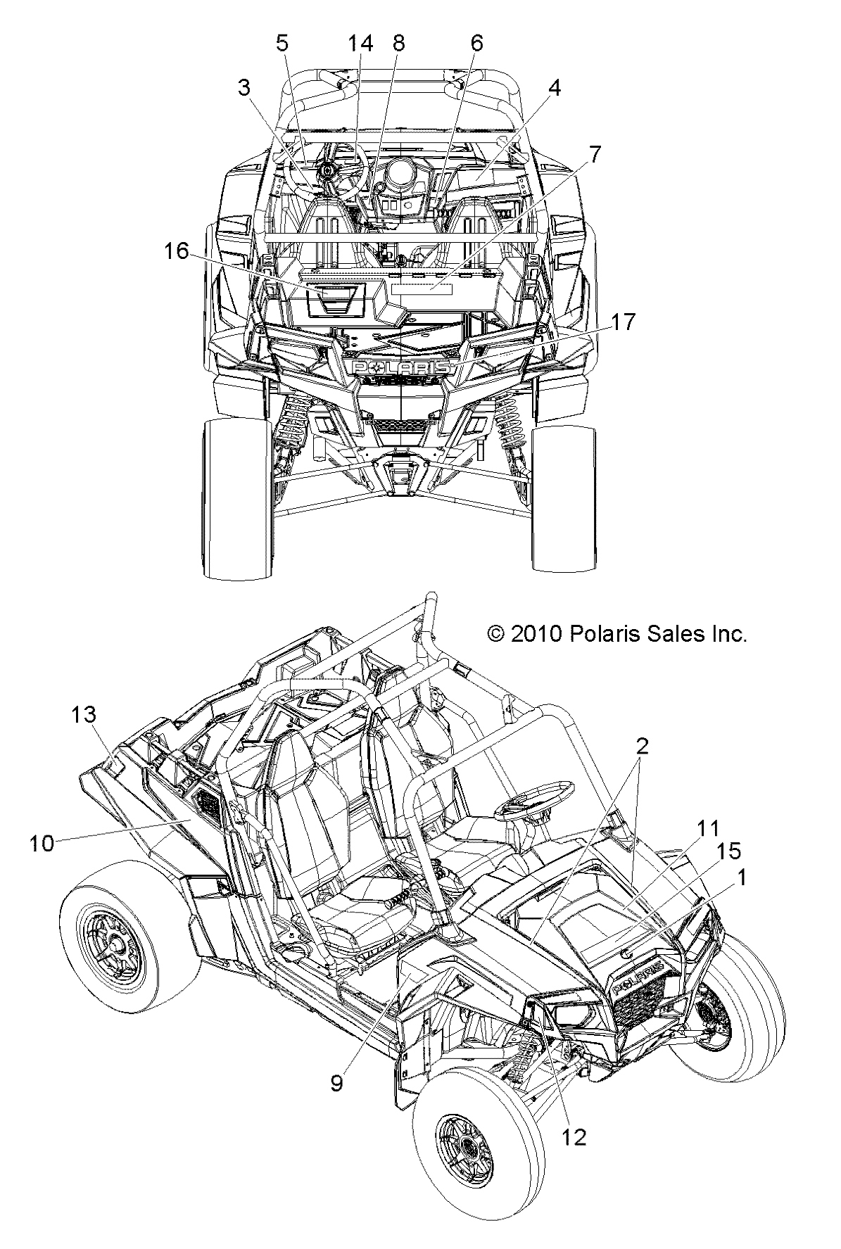 Part Number : 7177507 DECAL-SIDE RZR XP TOP LH