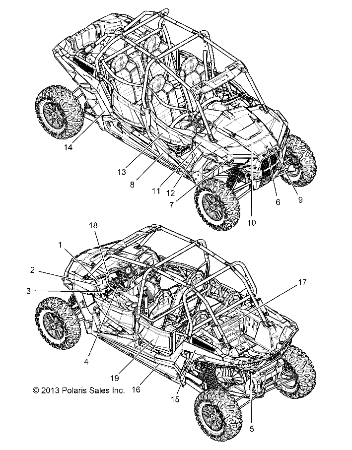 Part Number : 7180062 DECAL-FENDER BTM LH