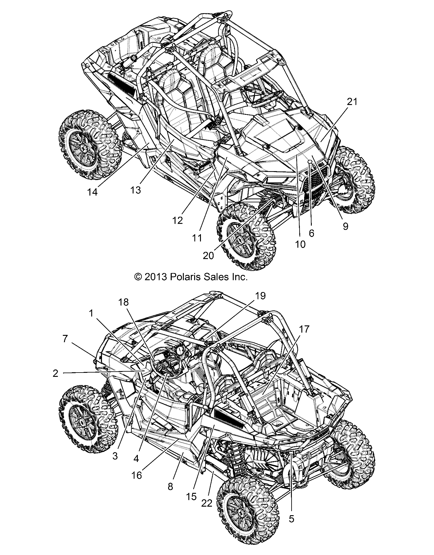 Part Number : 7180554 DECAL-FENDER TOP RH