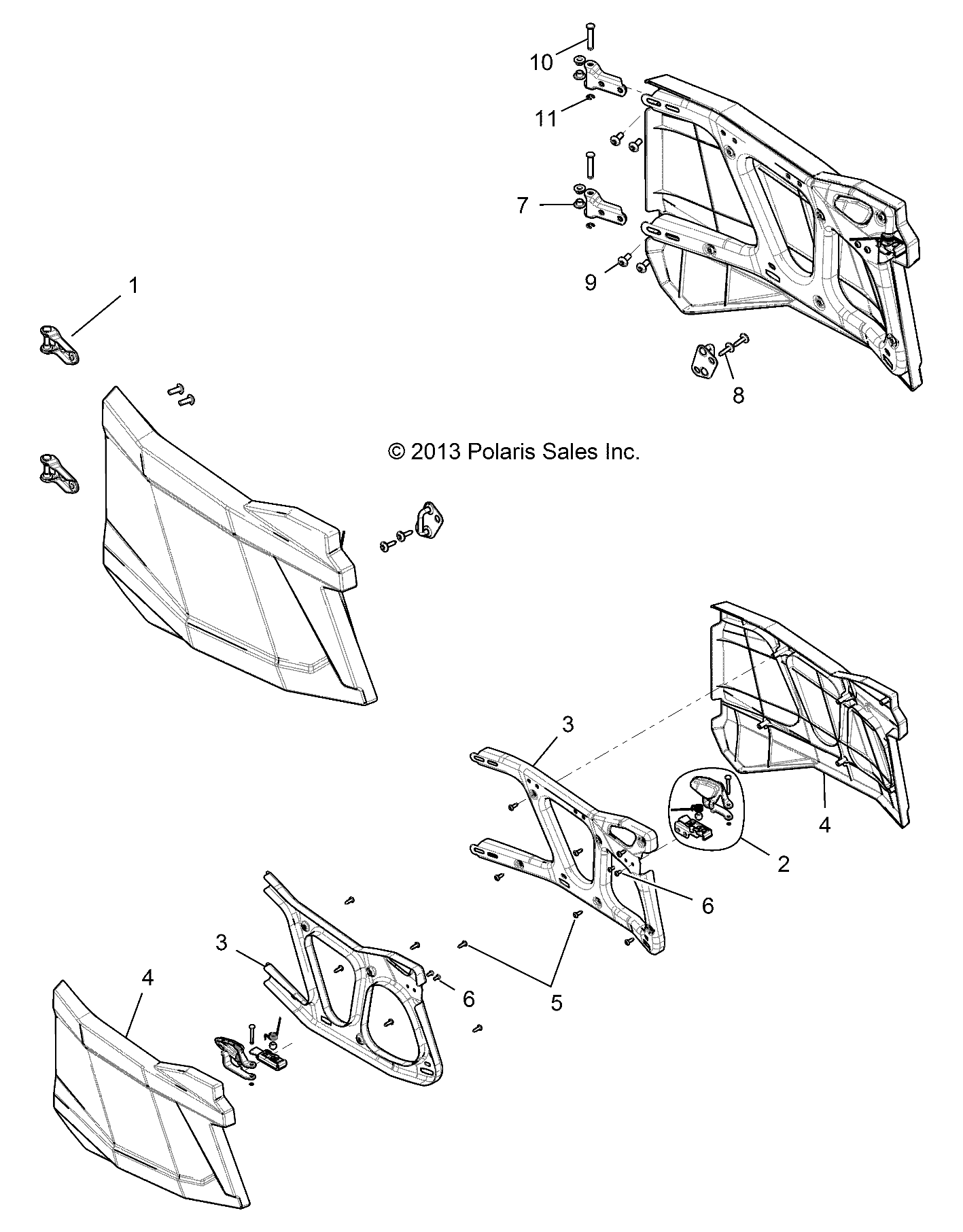 Part Number : 2635154 ACTUATOR LATCH ASSEMBLY  LEFT