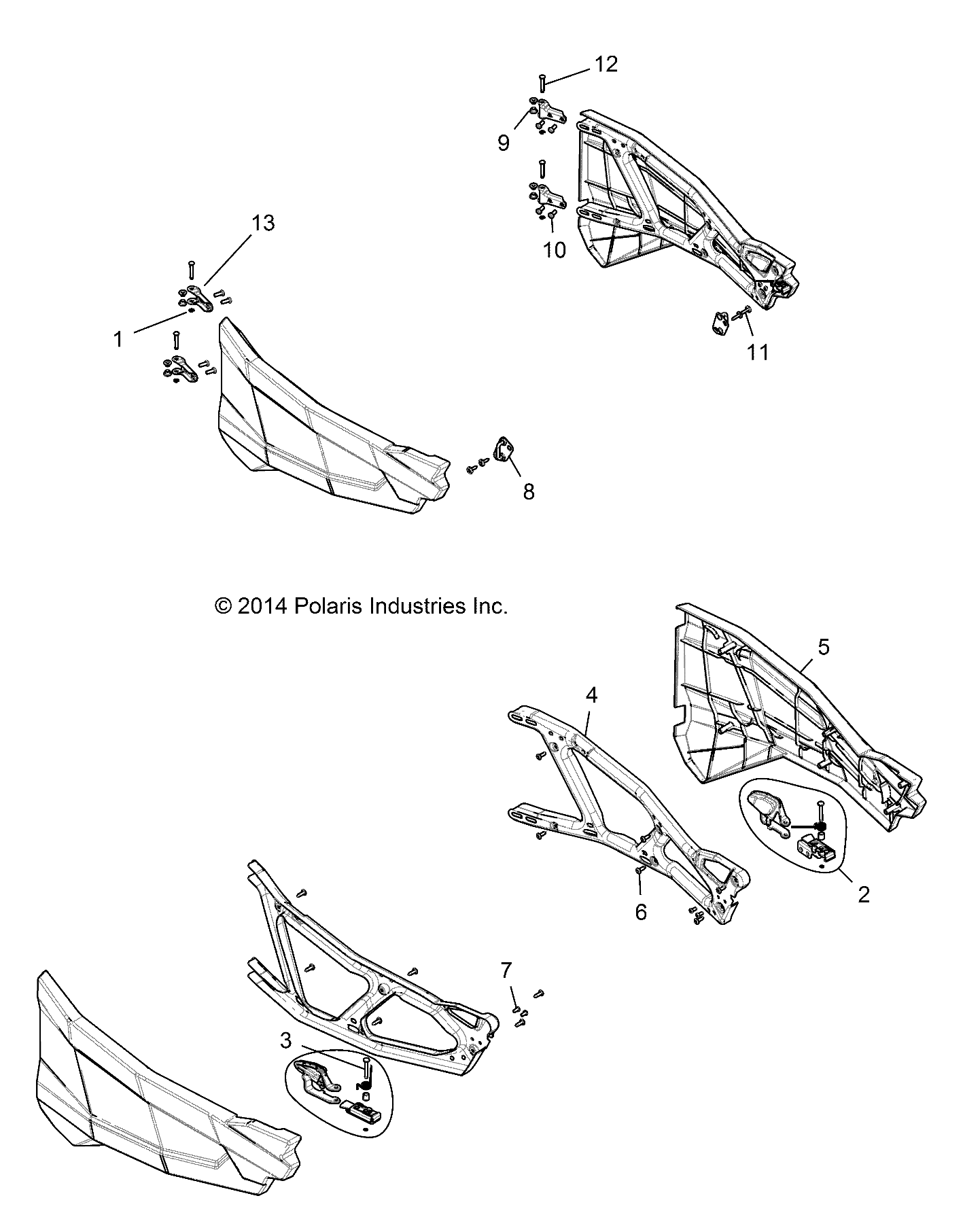 Foto diagrama Polaris que contem a peça 7662162