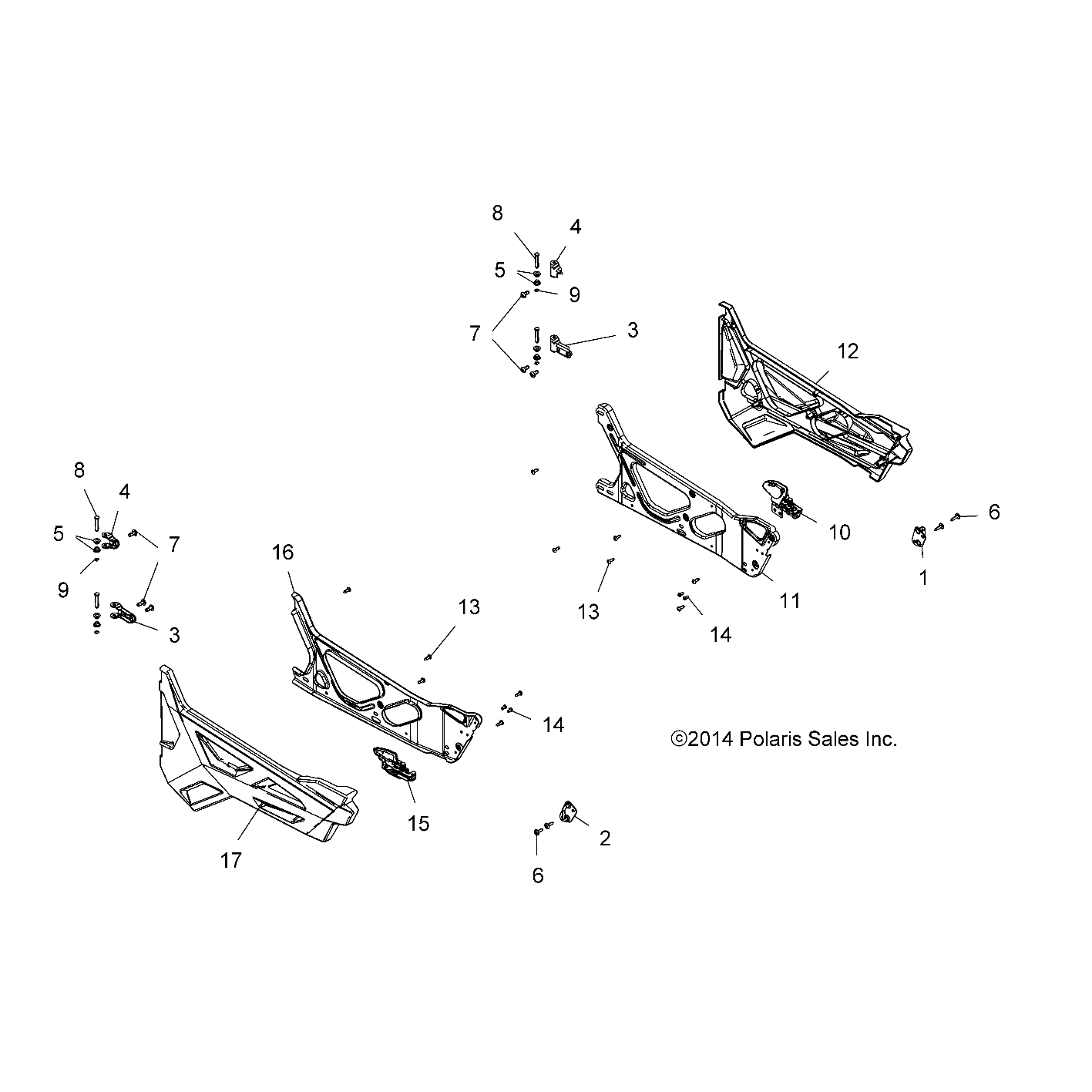 Part Number : 5451120 DOOR SKIN RH