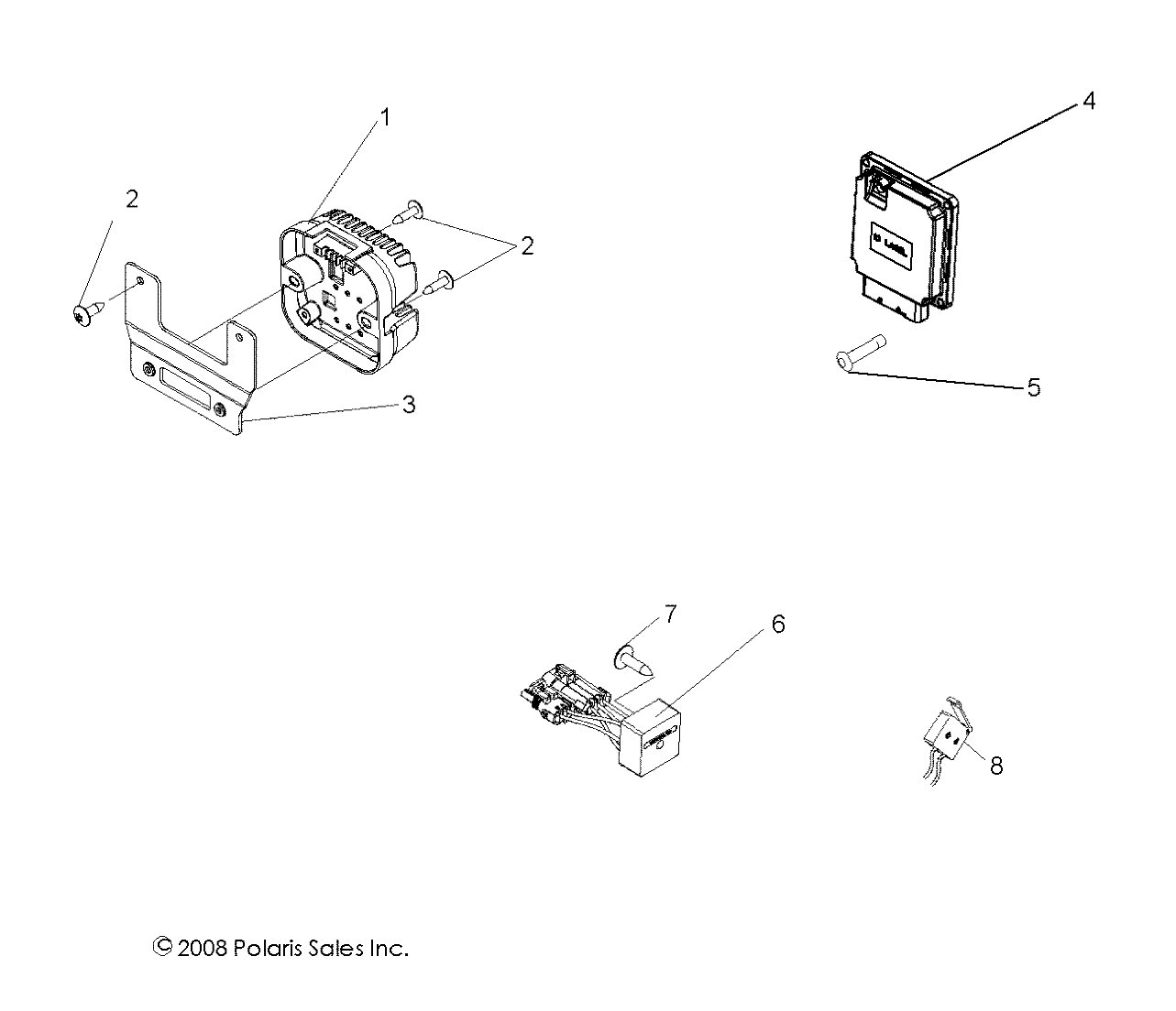 Part Number : 4011950 MODULE-ENGINE CONTROL ECM BASE