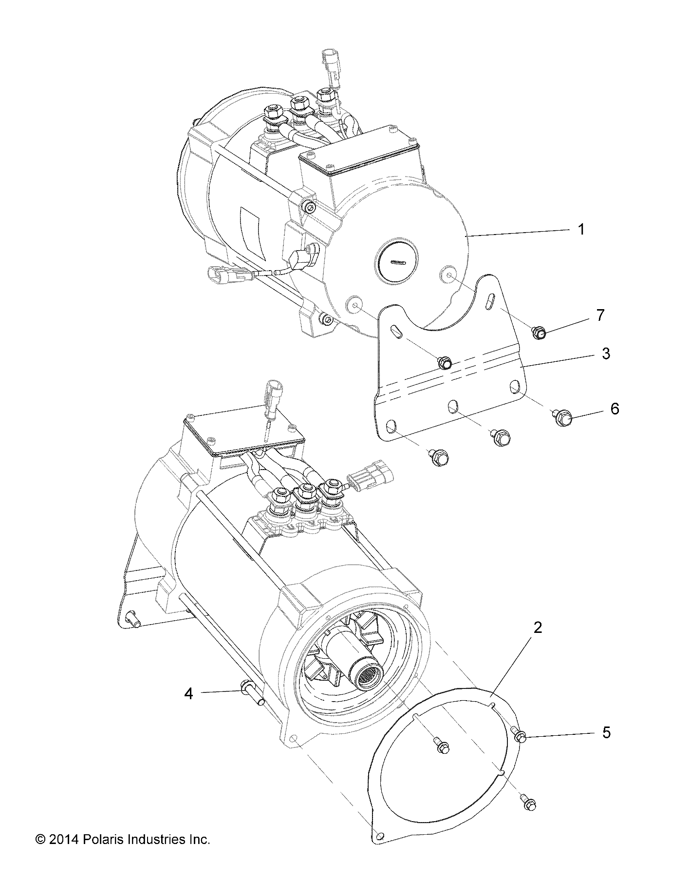 Part Number : 5259490-458 BRKT-MOTOR MNT RR M.BLK