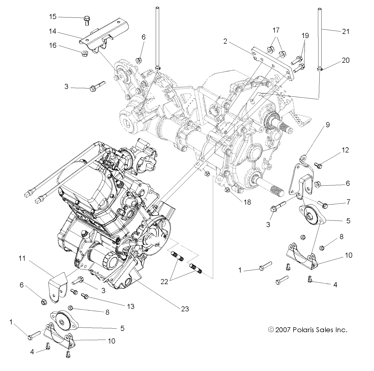 Part Number : 1015673 ENGINE MOUNT WELD