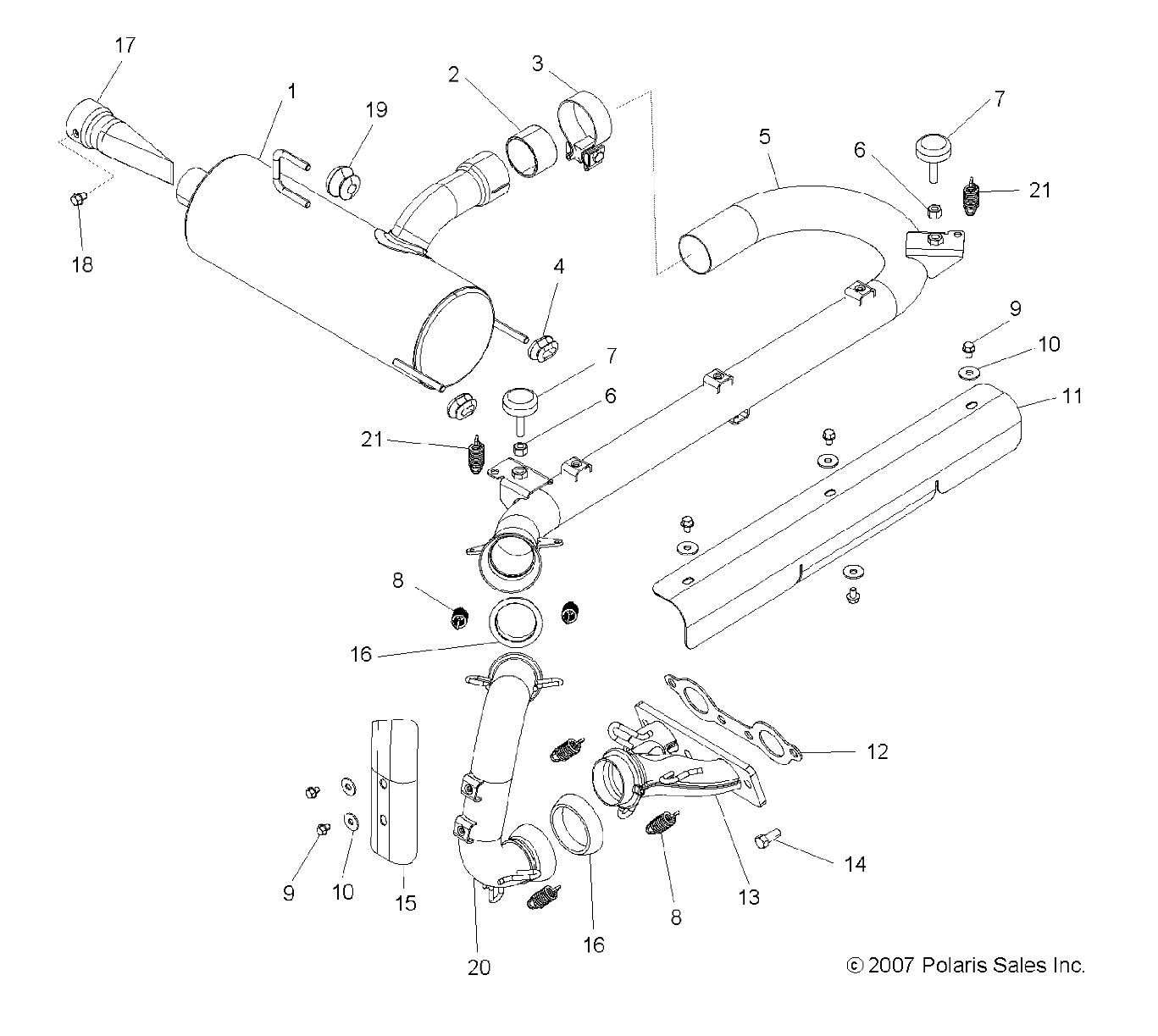 Part Number : 5250091 SEAL-EXHAUST