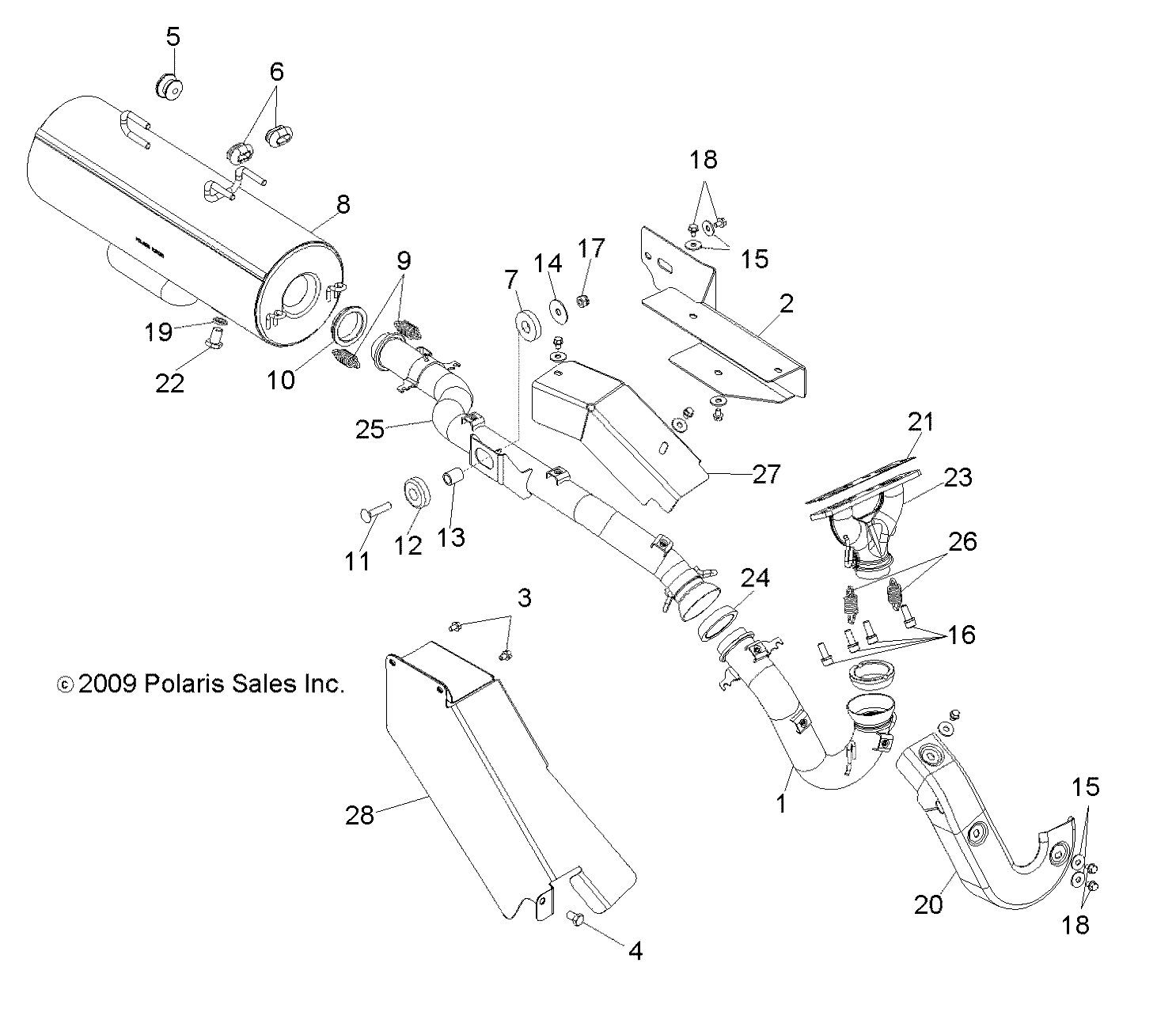 Part Number : 1262117-489 EXHST PIPE WELD HGH TMP PWDR P