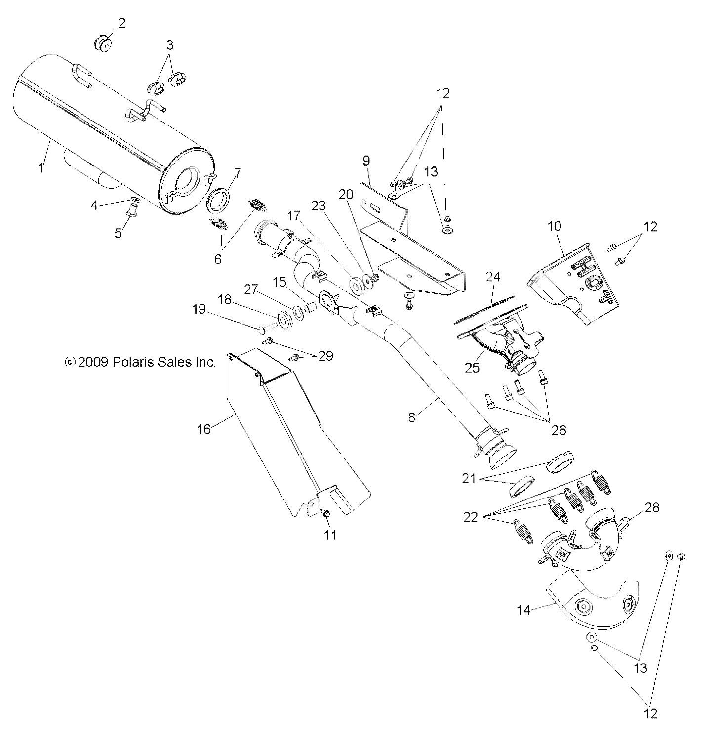 Part Number : 5253804 MANIFOLD EXHAUST SHIELD