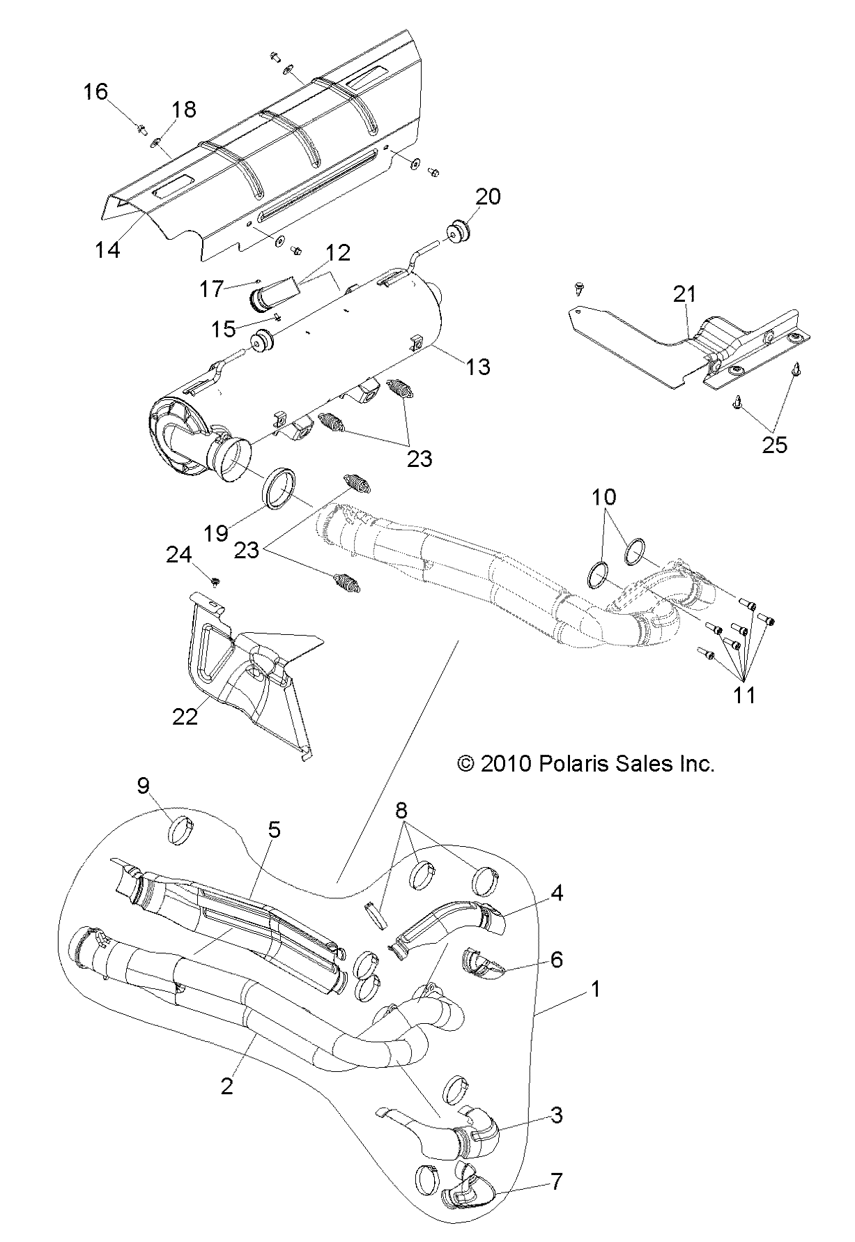 Part Number : 1262259 HEADPIPE ASSEMBLY