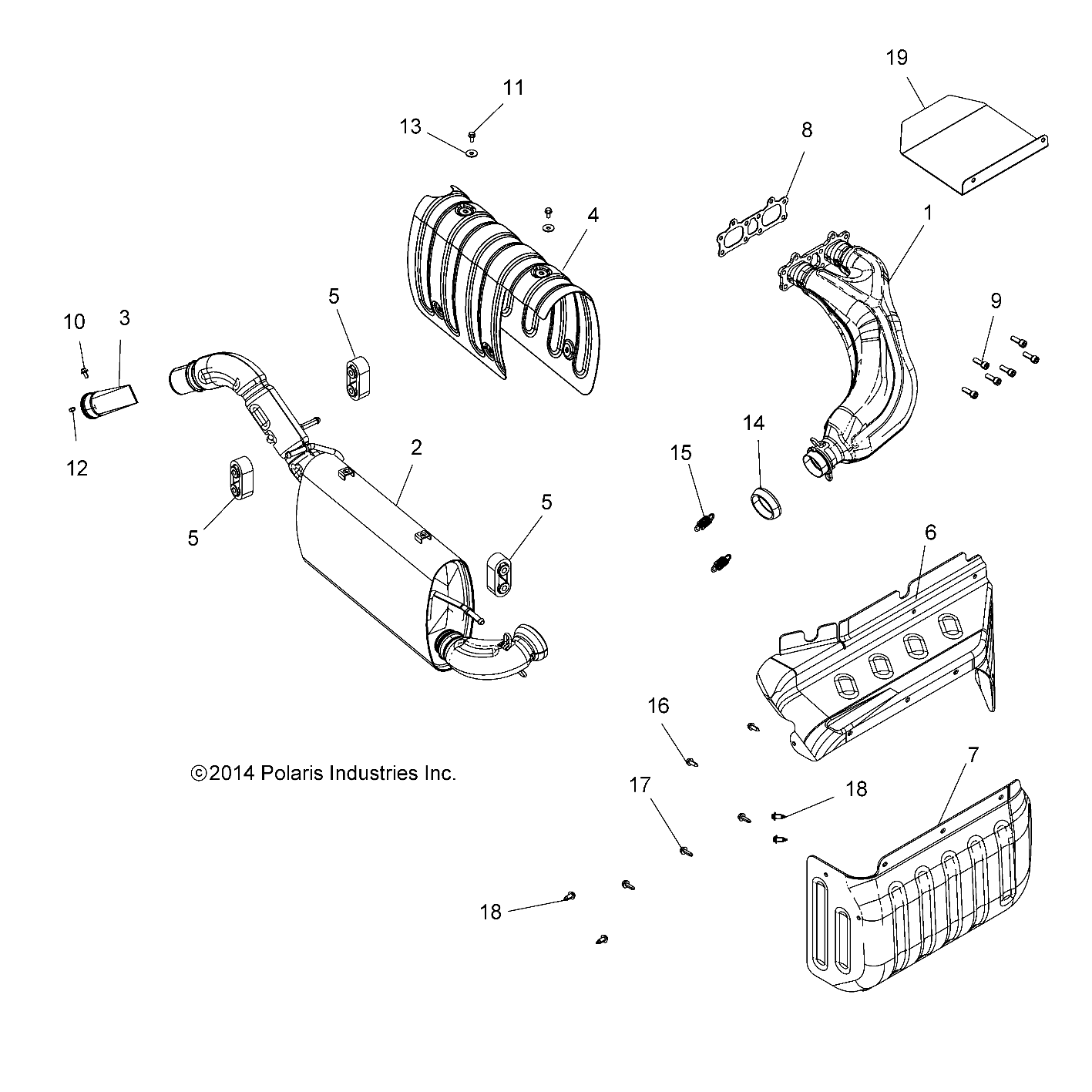 Part Number : 1262351 WELD-SHIELD BTM HEADPIPE