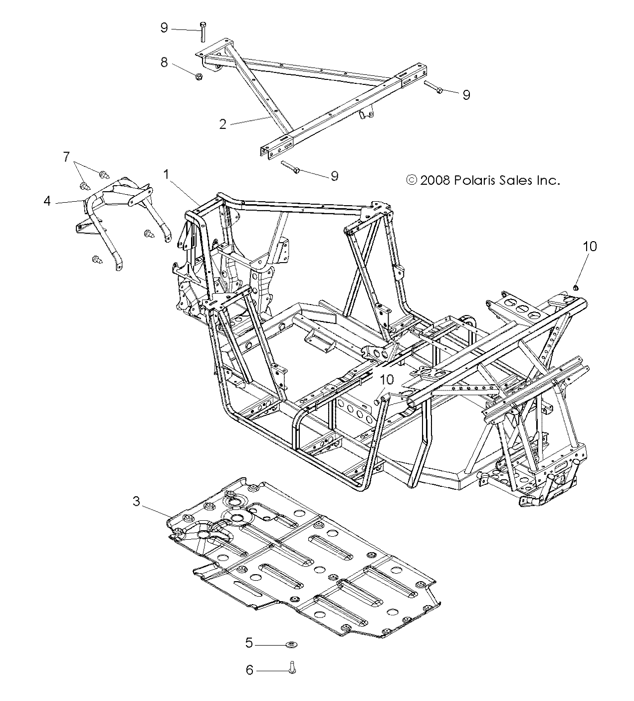 Part Number : 5438212-070 PLATE-SKID  PLASTIC BLK