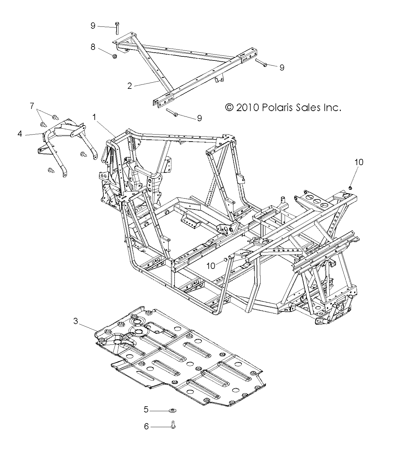 Part Number : 1015723-329 BOLT IN BRACE WELD  BLACK