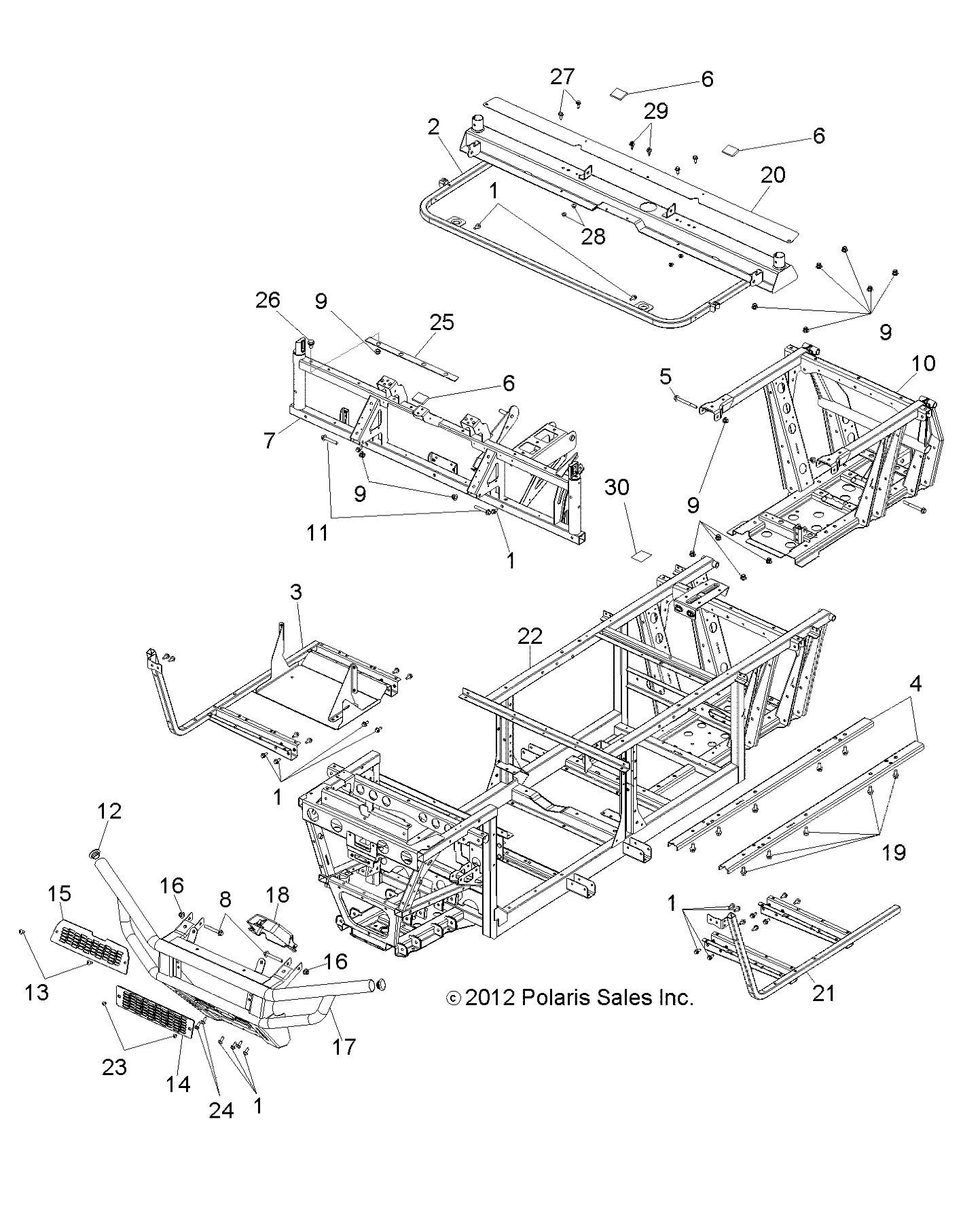 Part Number : 5253795-458 BRKT-MNT FRAME EXT M.BLK