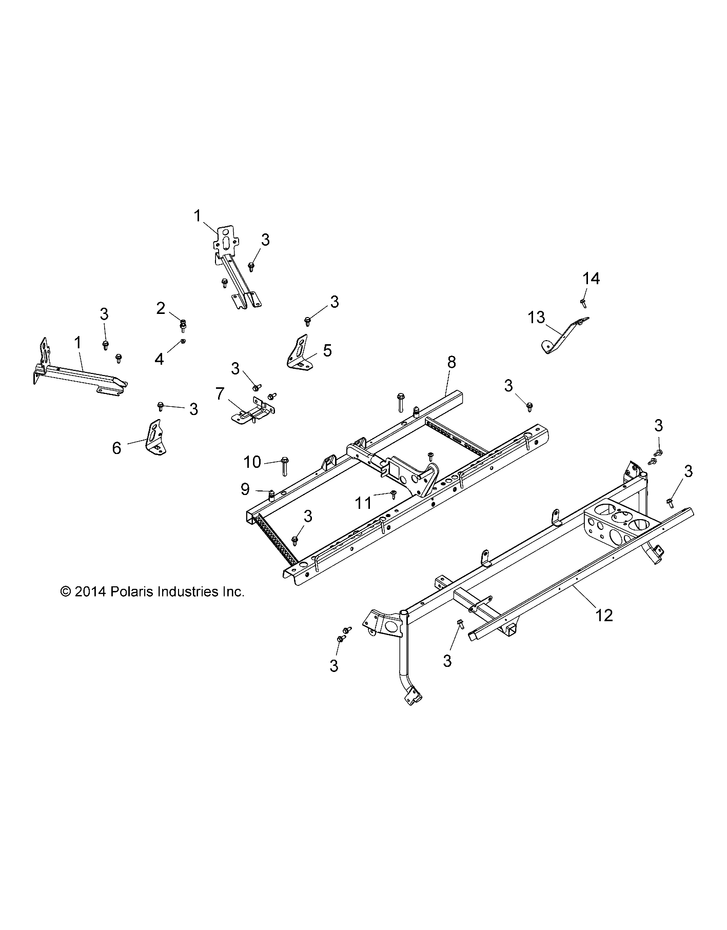 Part Number : 5259104-458 TIEDOWN FRONT RH M.BLK