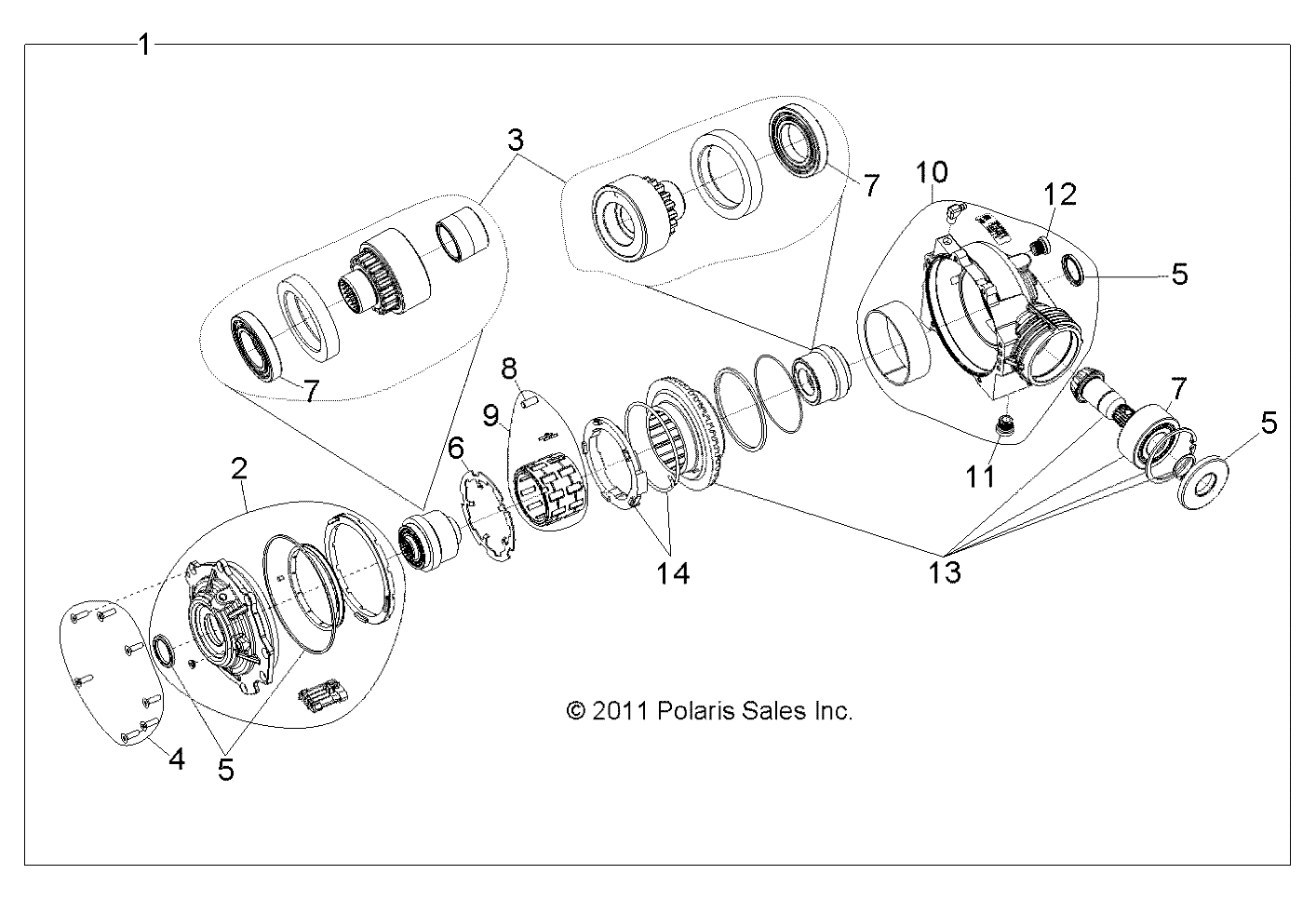 Part Number : 1332923 ASM-GEARCASE FRONT