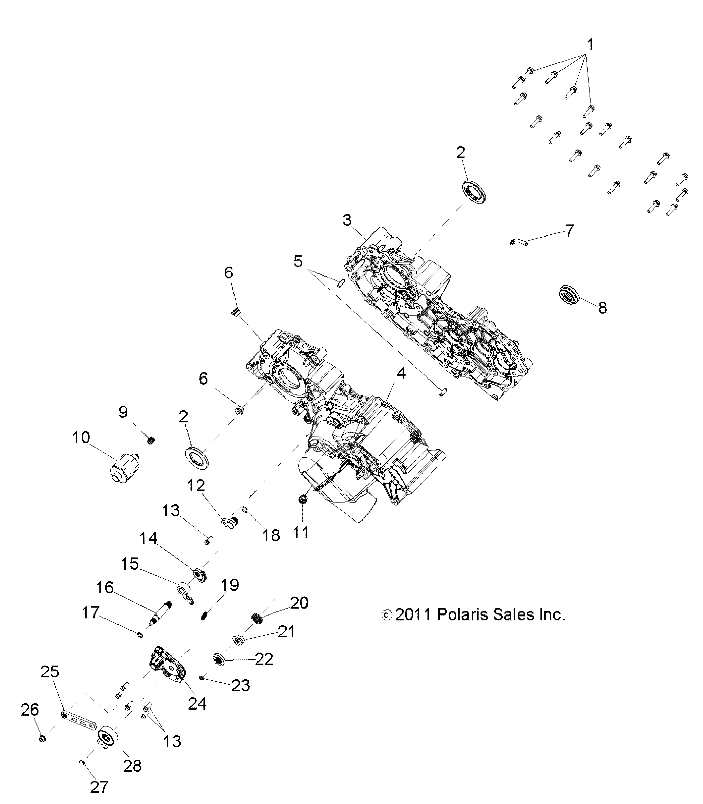 Foto diagrama Polaris que contem a peça 3234298