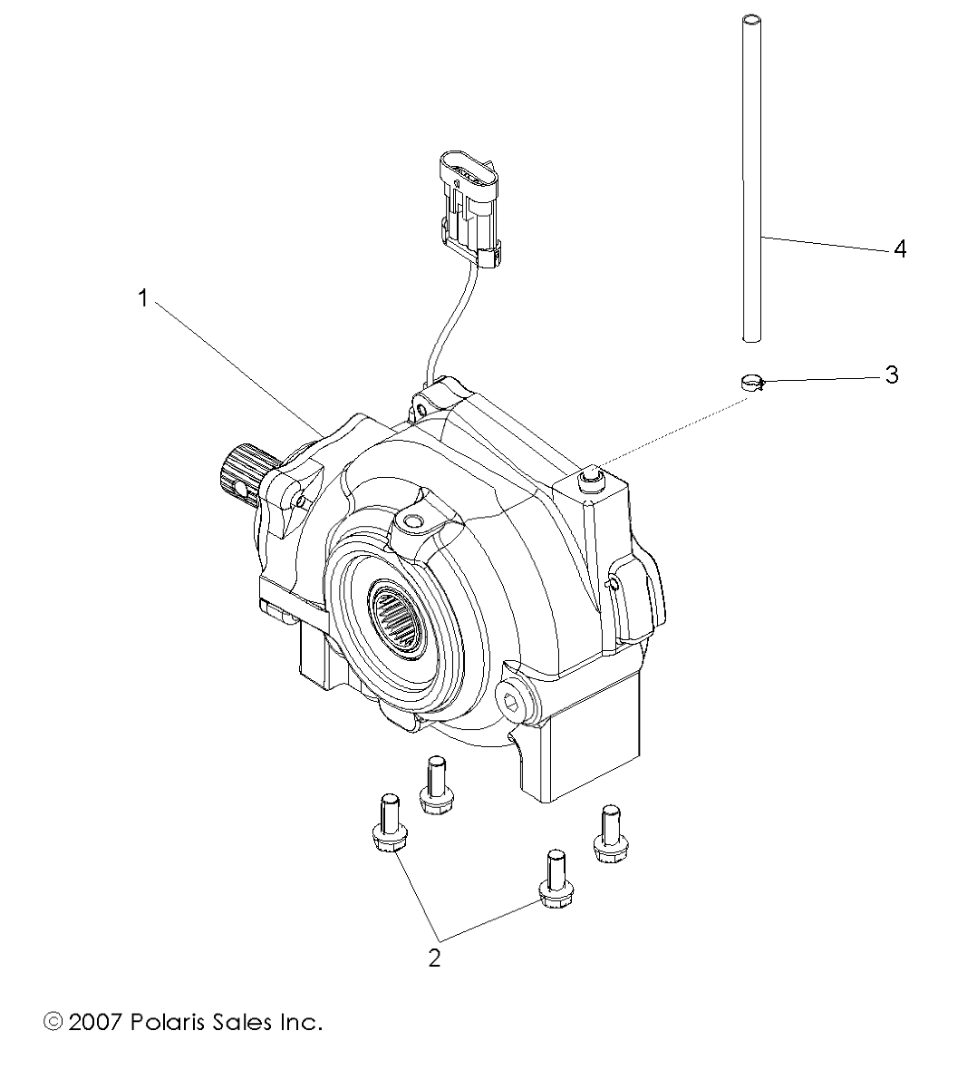 Foto diagrama Polaris que contem a peça 1332438