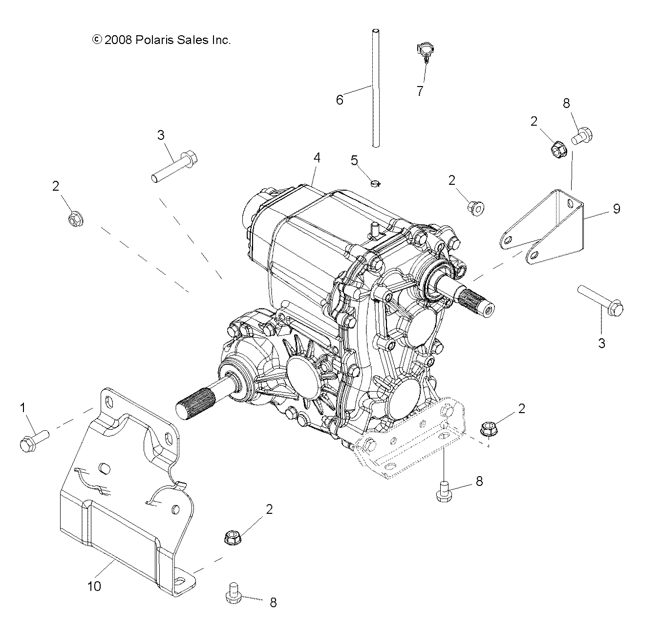 Part Number : 5252898 BRKT-TRANNY MNT REAR