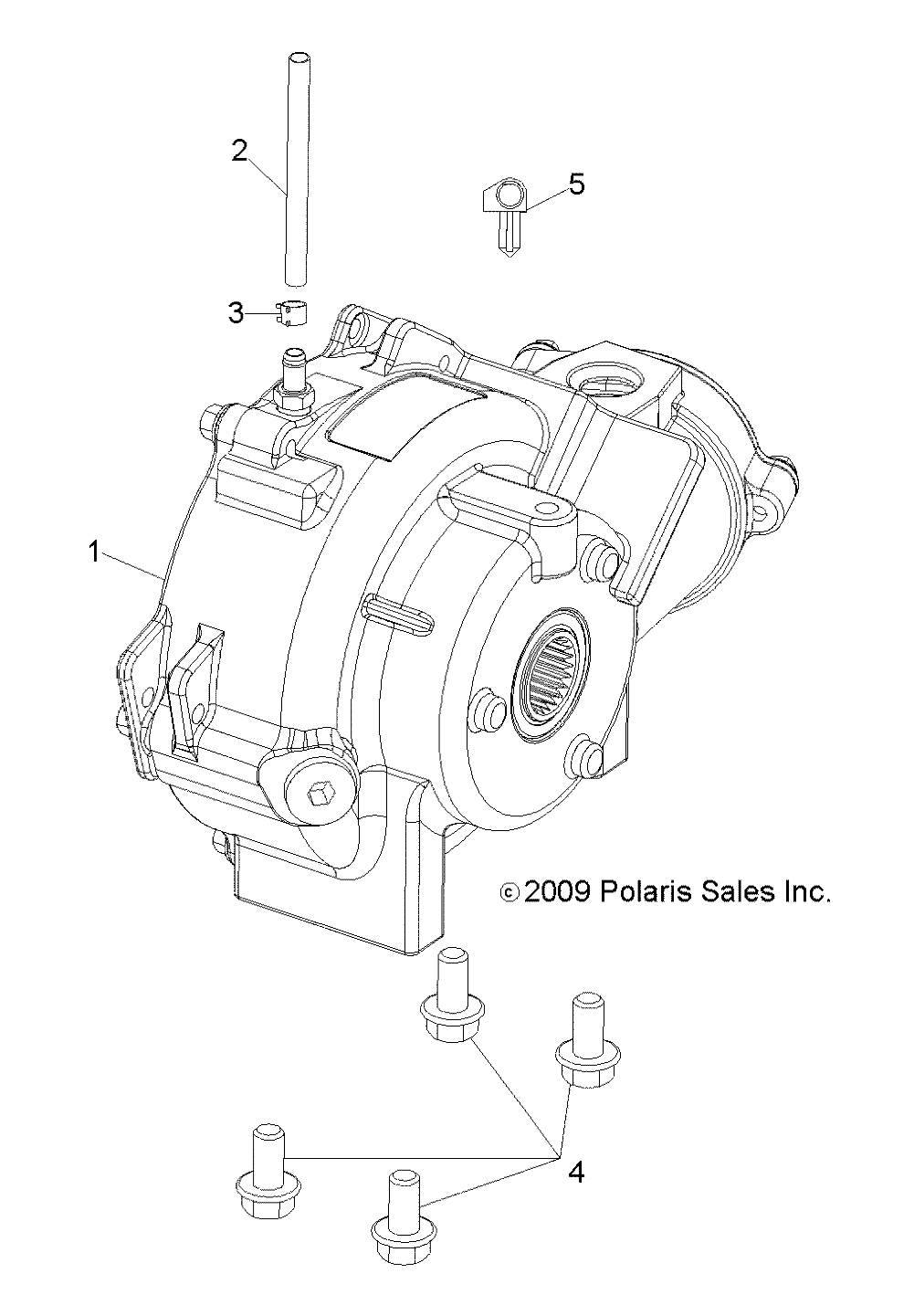 Part Number : 1333391 ASM-GEARCASE FRT 12PCKT NONADC