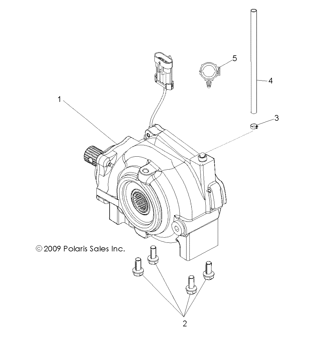 Foto diagrama Polaris que contem a peça 1332831