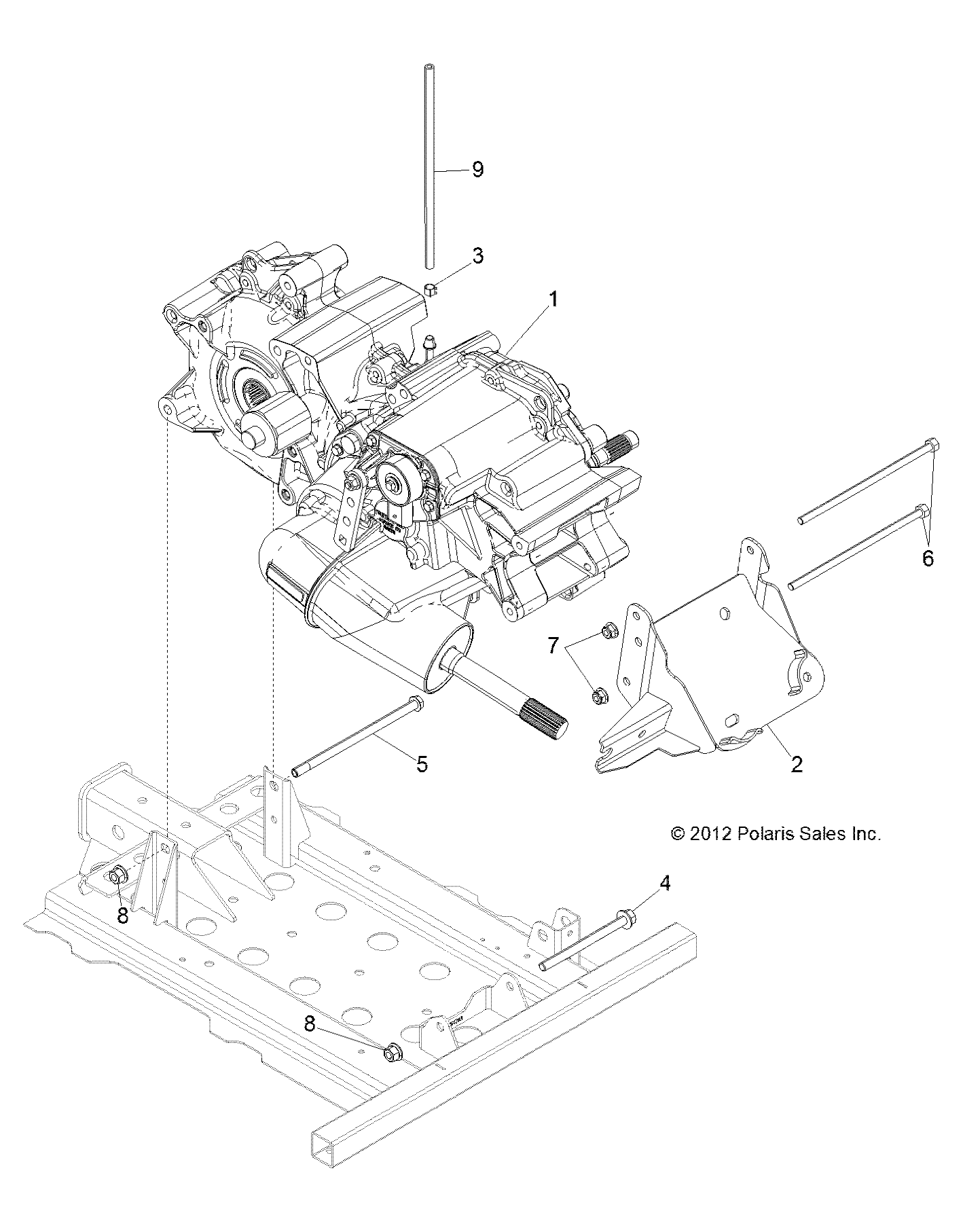 Part Number : 1333071 MAIN GEARCASE ASSEMBLY