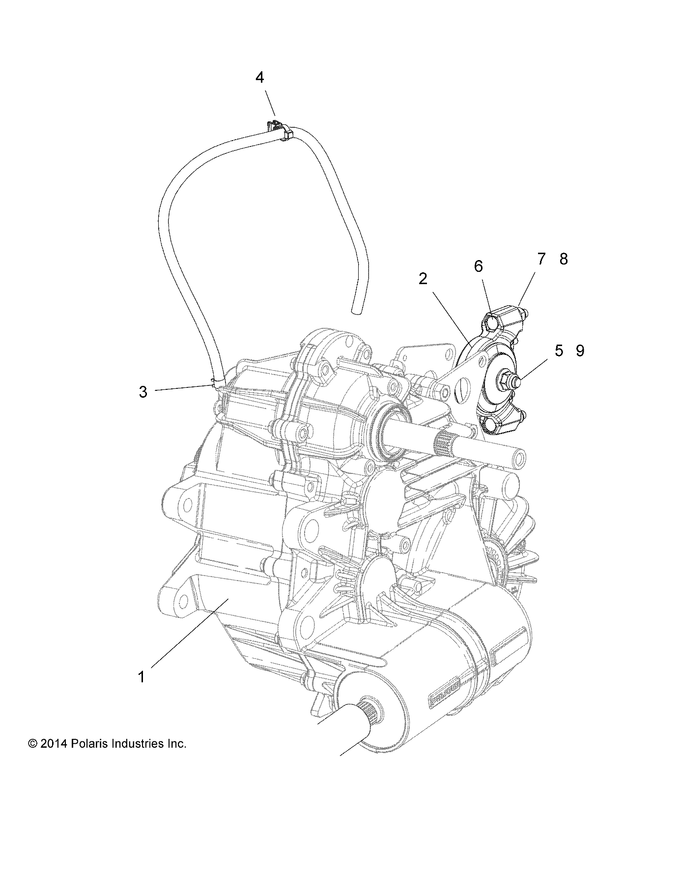 Part Number : 1333295 DIESEL GEARCASE ASSEMBLY