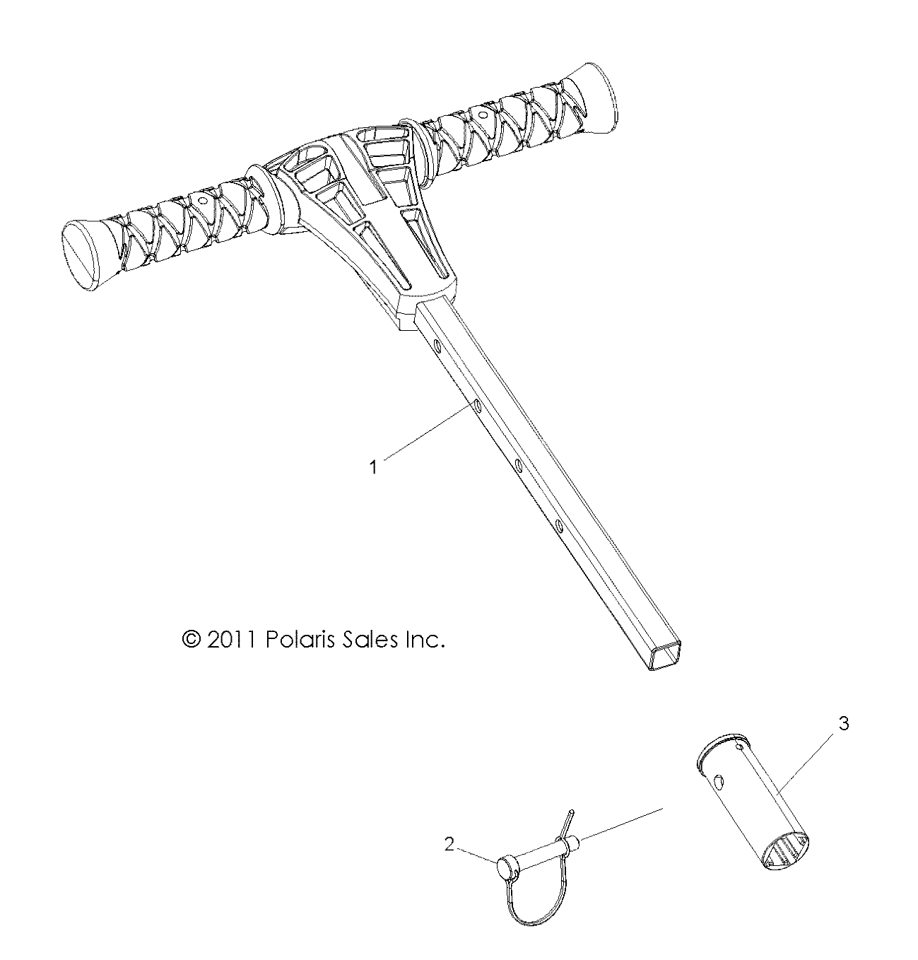 Foto diagrama Polaris que contem a peça 5450705