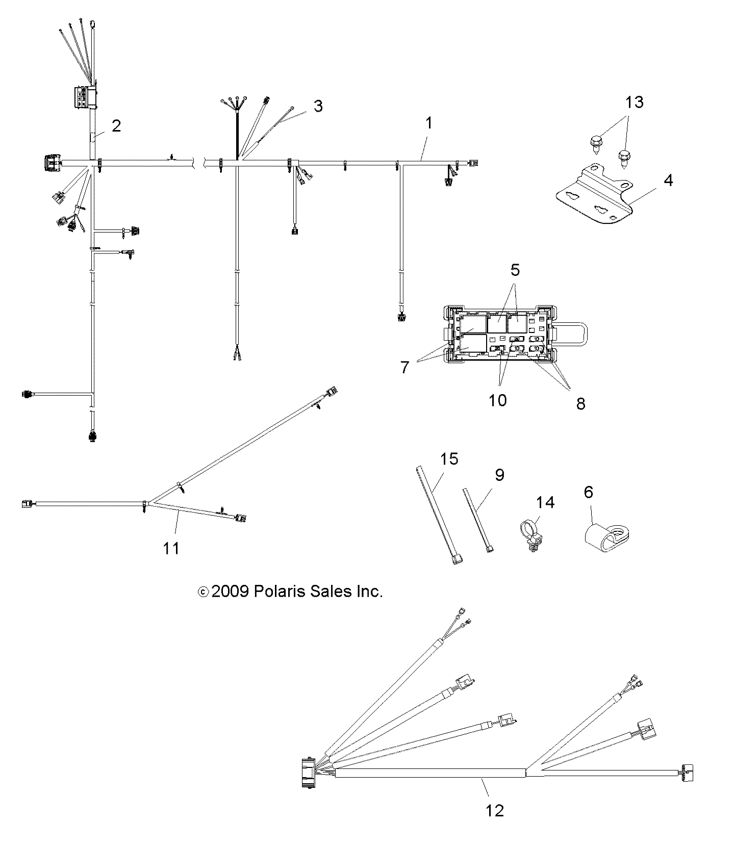 Part Number : 2411421 CHASSIS HARNESS