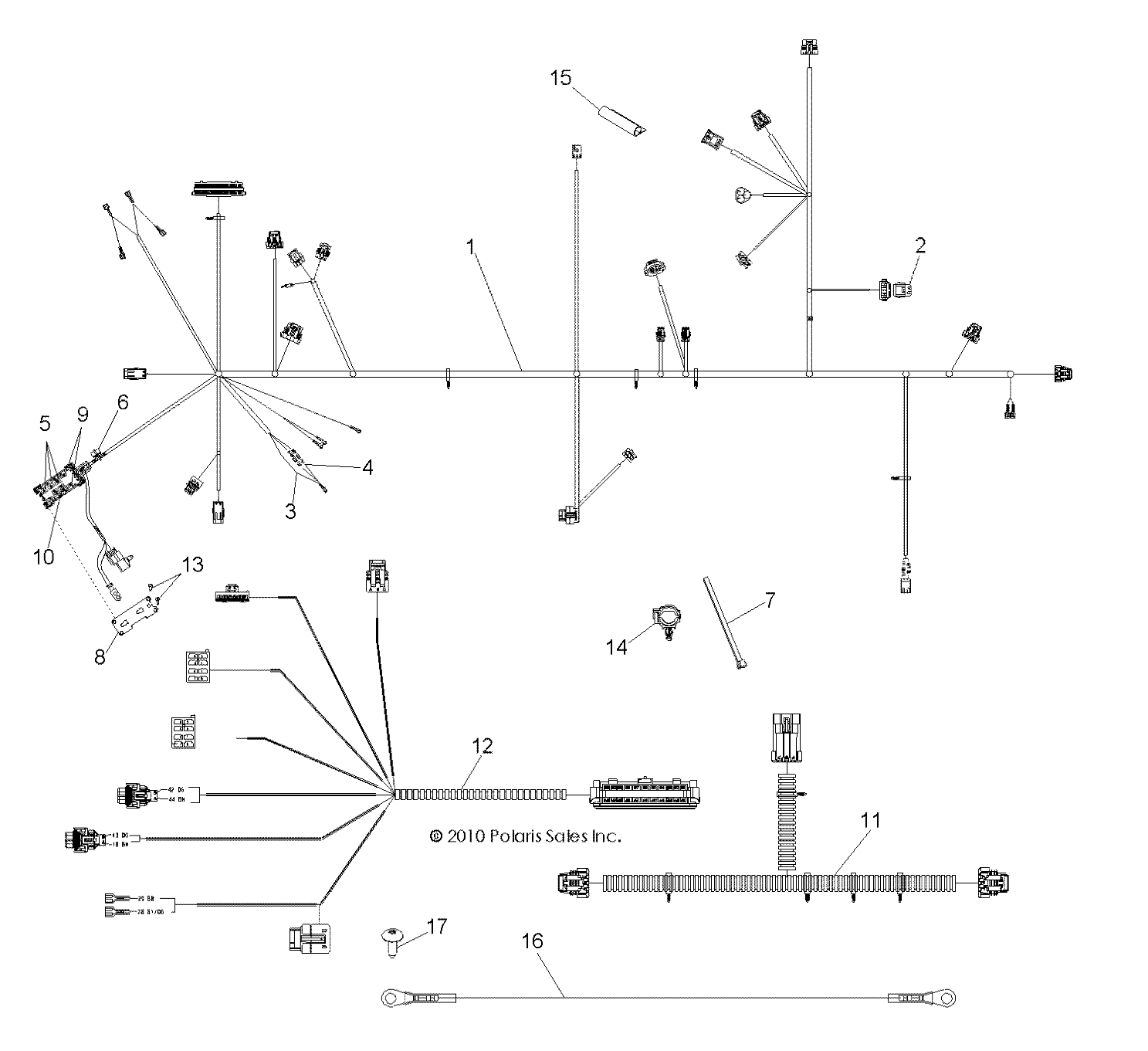 Part Number : 2411605 HARNESS-JUMPER