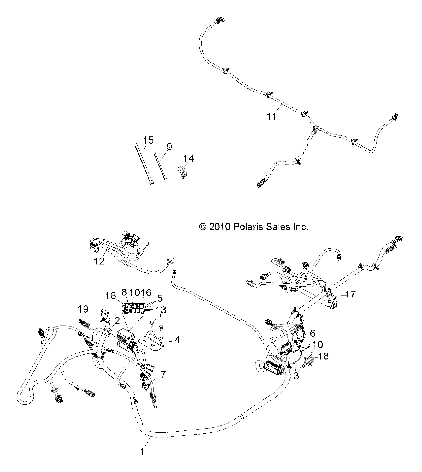 Part Number : 2411573 CHASSIS HARNESS