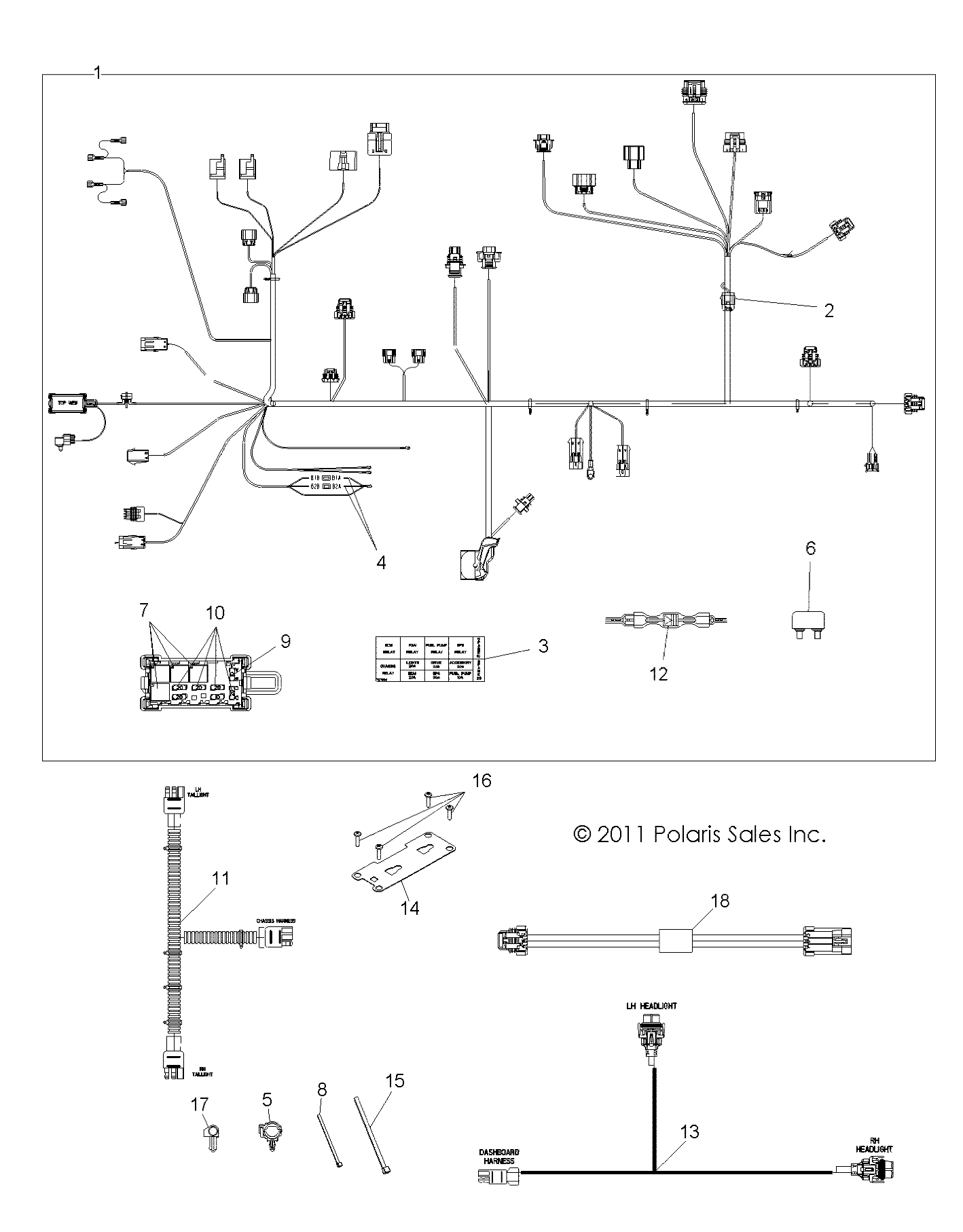 Part Number : 2411811 SPEED SENSOR FILTER ASSEMBLY