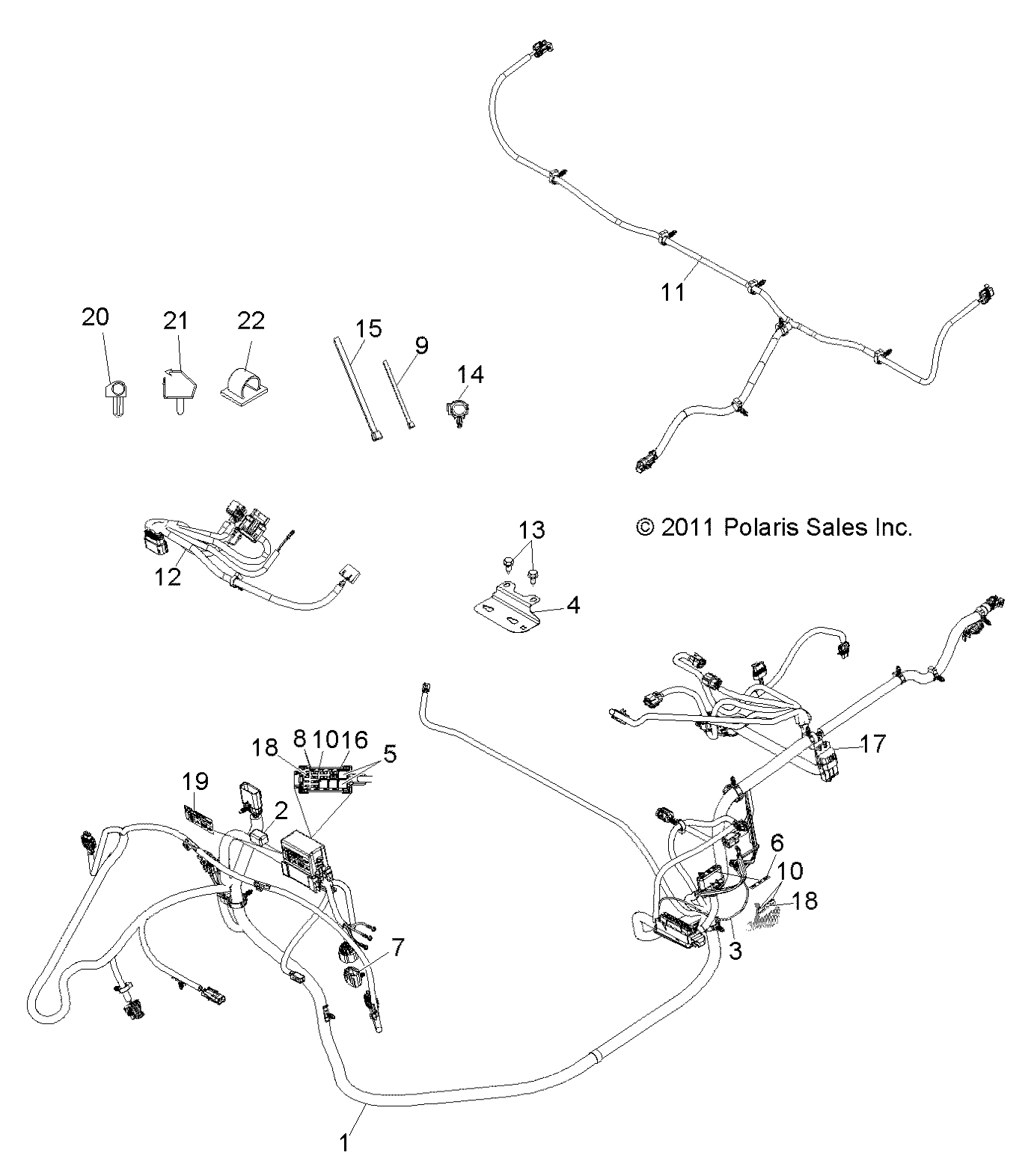 Part Number : 2411778 CHASSIS HARNESS