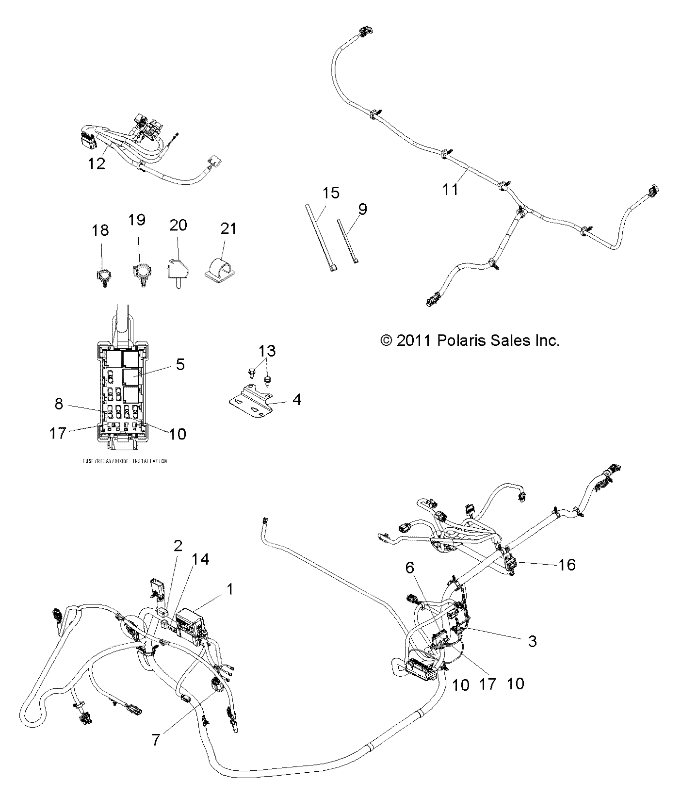 Part Number : 2411779 CHASSIS HARNESS