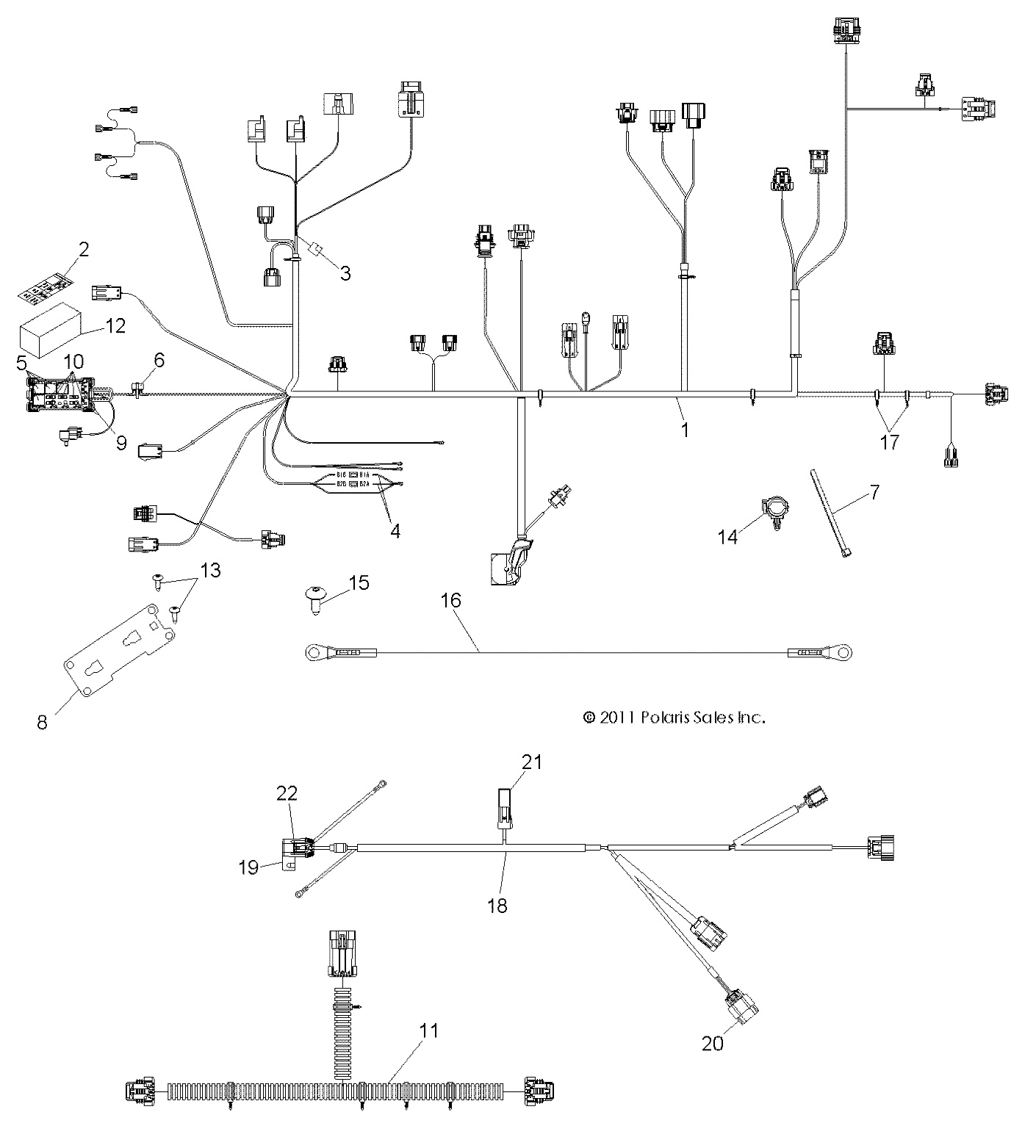 Part Number : 2411619 EPS HARNESS