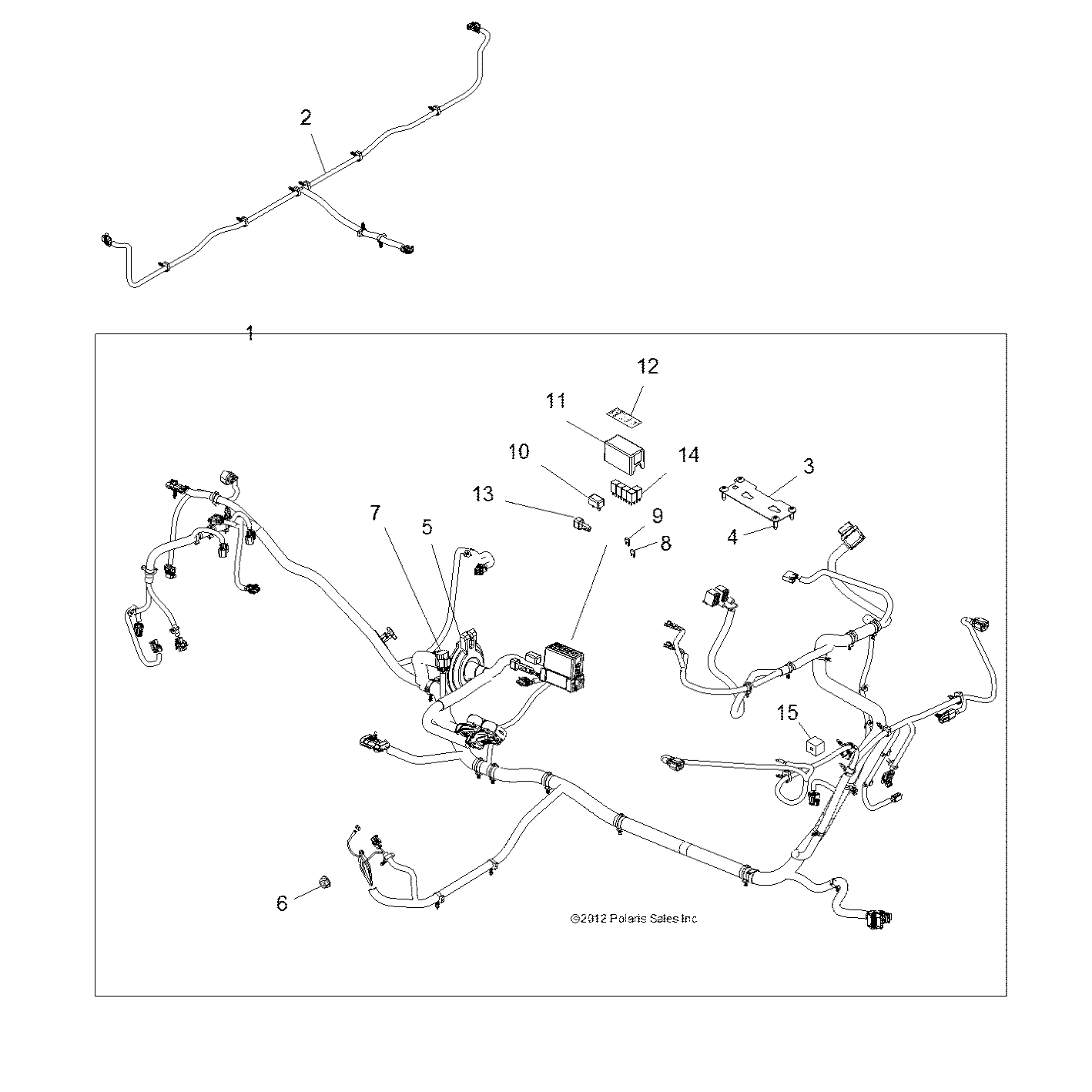 Part Number : 2411801 HARNESS BOX