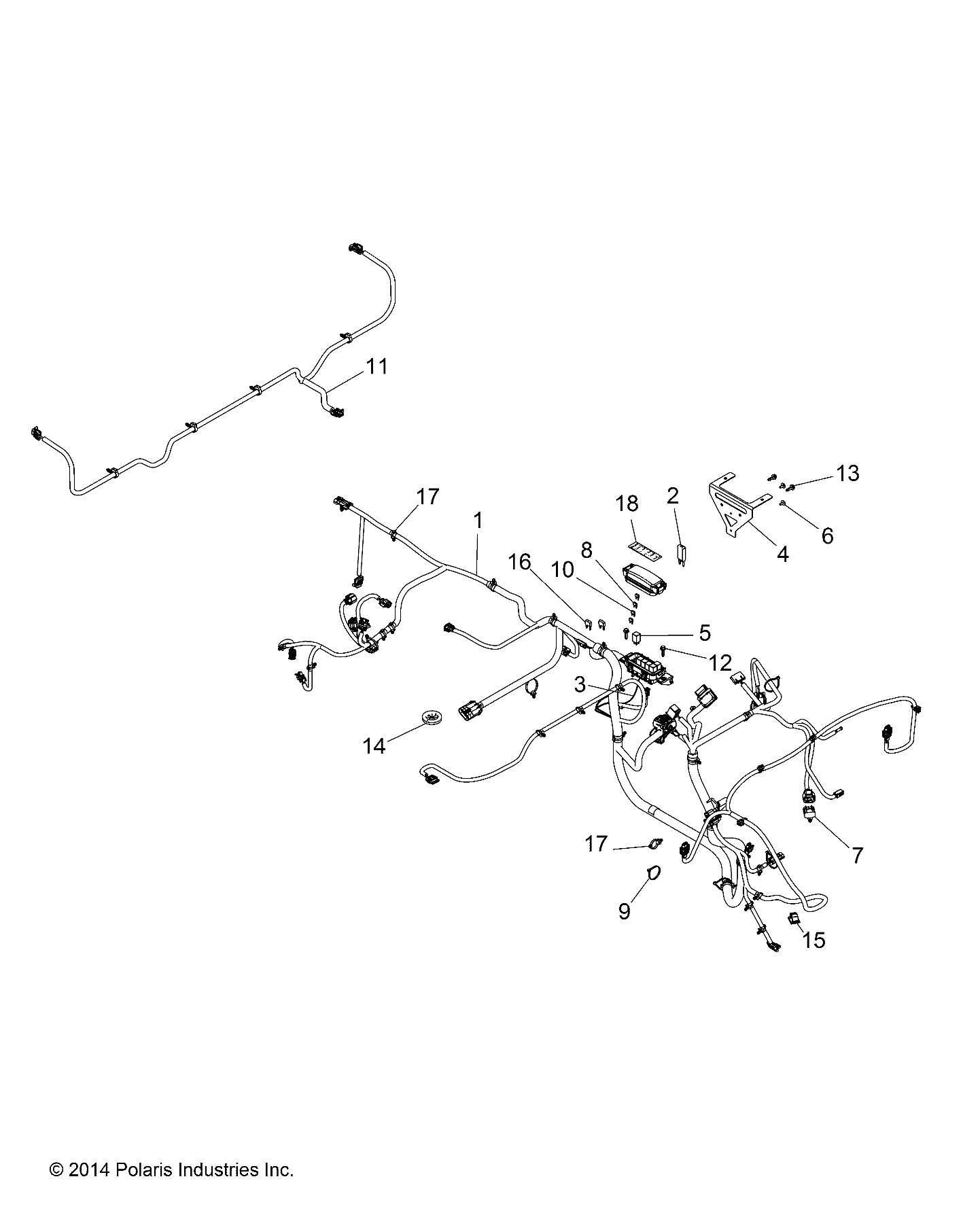 Part Number : 2412699 CHASSIS HARNESS  570 EPS