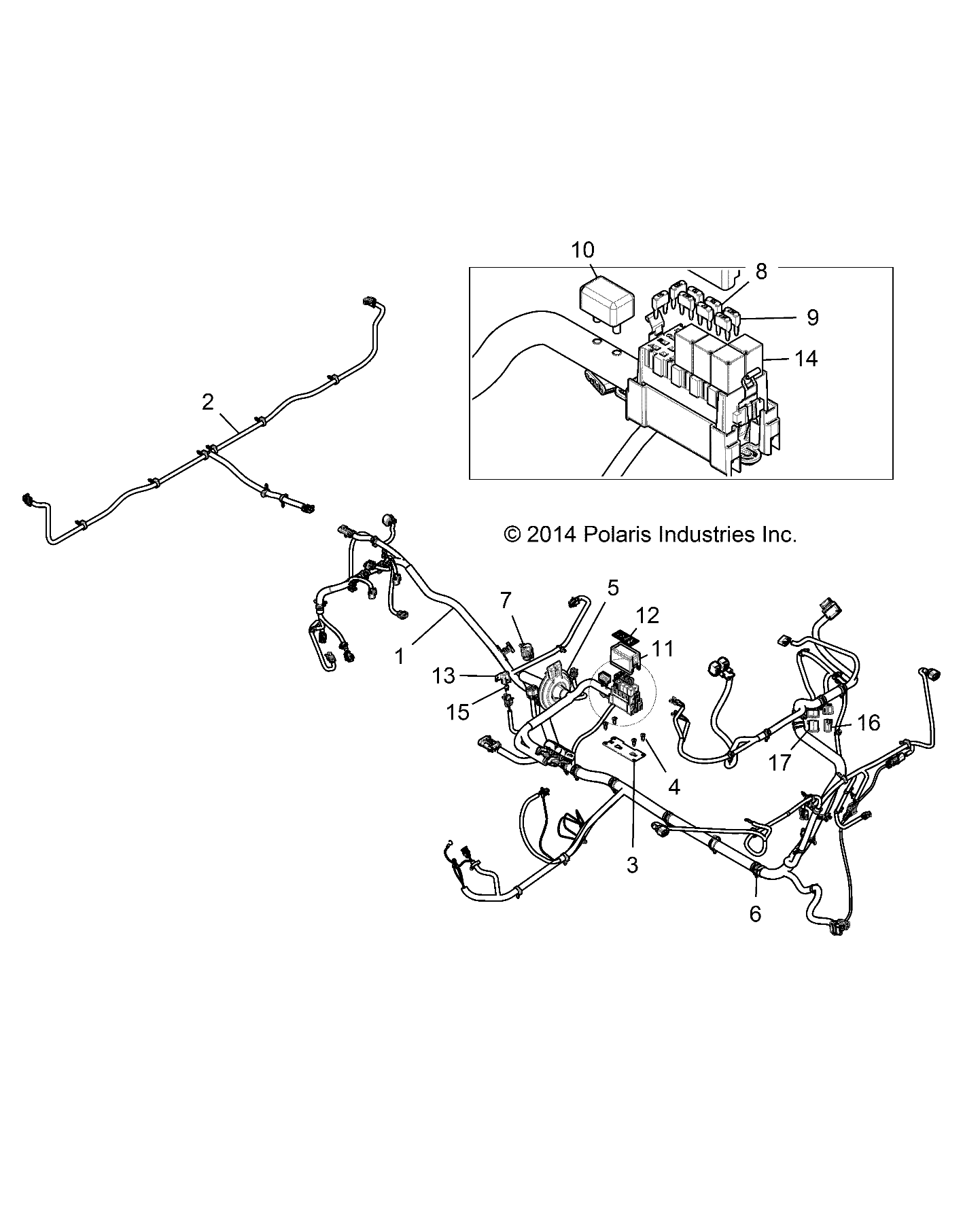 Part Number : 2413130 CHASSIS HARNESS    900  LE