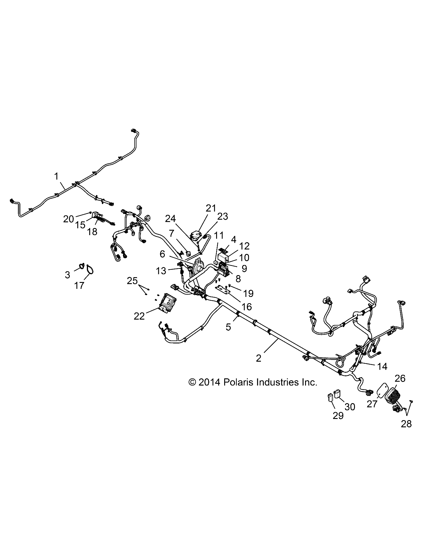 Part Number : 2412859 CHASSIS HARNESS  CREW EPS