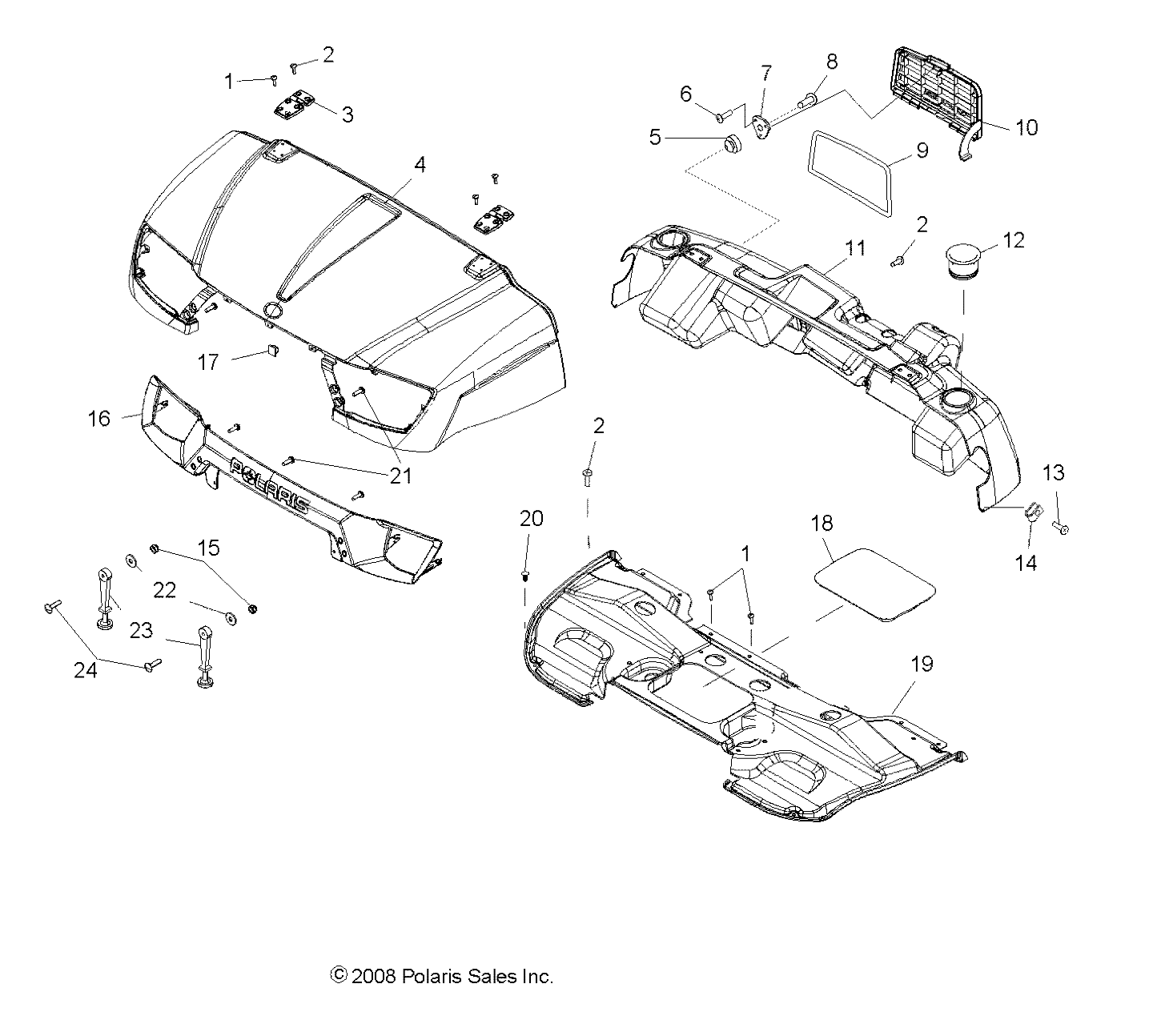 Part Number : 2875924 KIT-CAB TPO RANGER  2005+