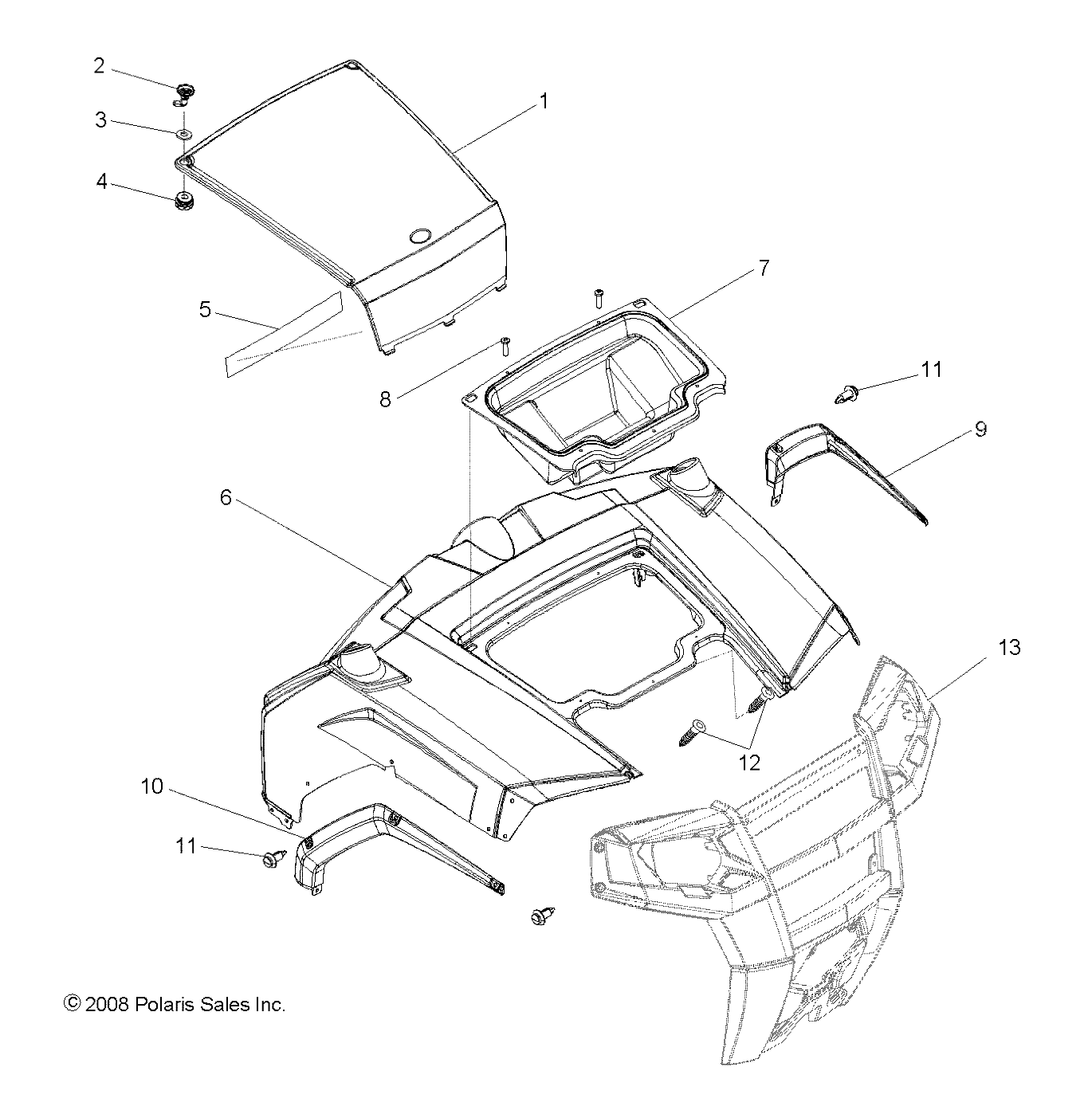 Part Number : 5438208-070 FENDER FLARE  FRONT  RIGHT  GL