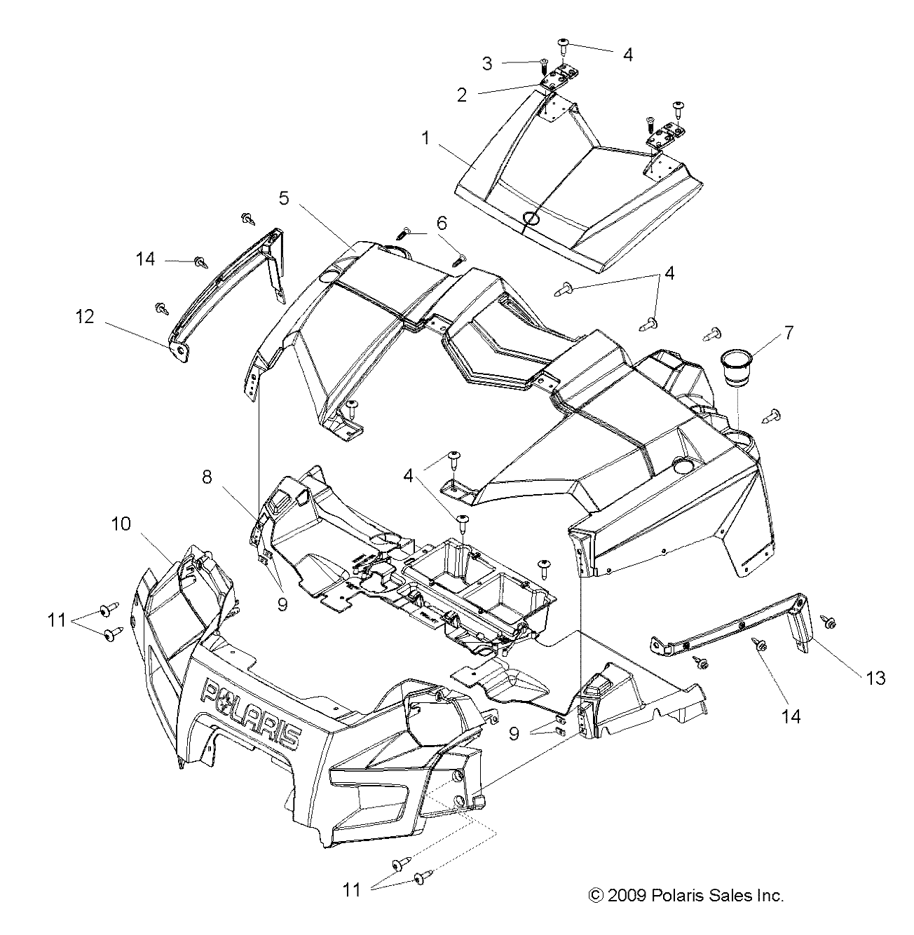 Part Number : 5438292-538 HOOD-CTR ACCESS PAINTED P.WHT