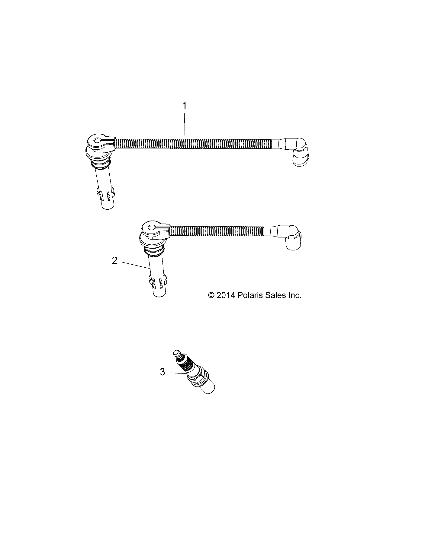 Part Number : 4014295 WIRE-SPARKPLUG MAG