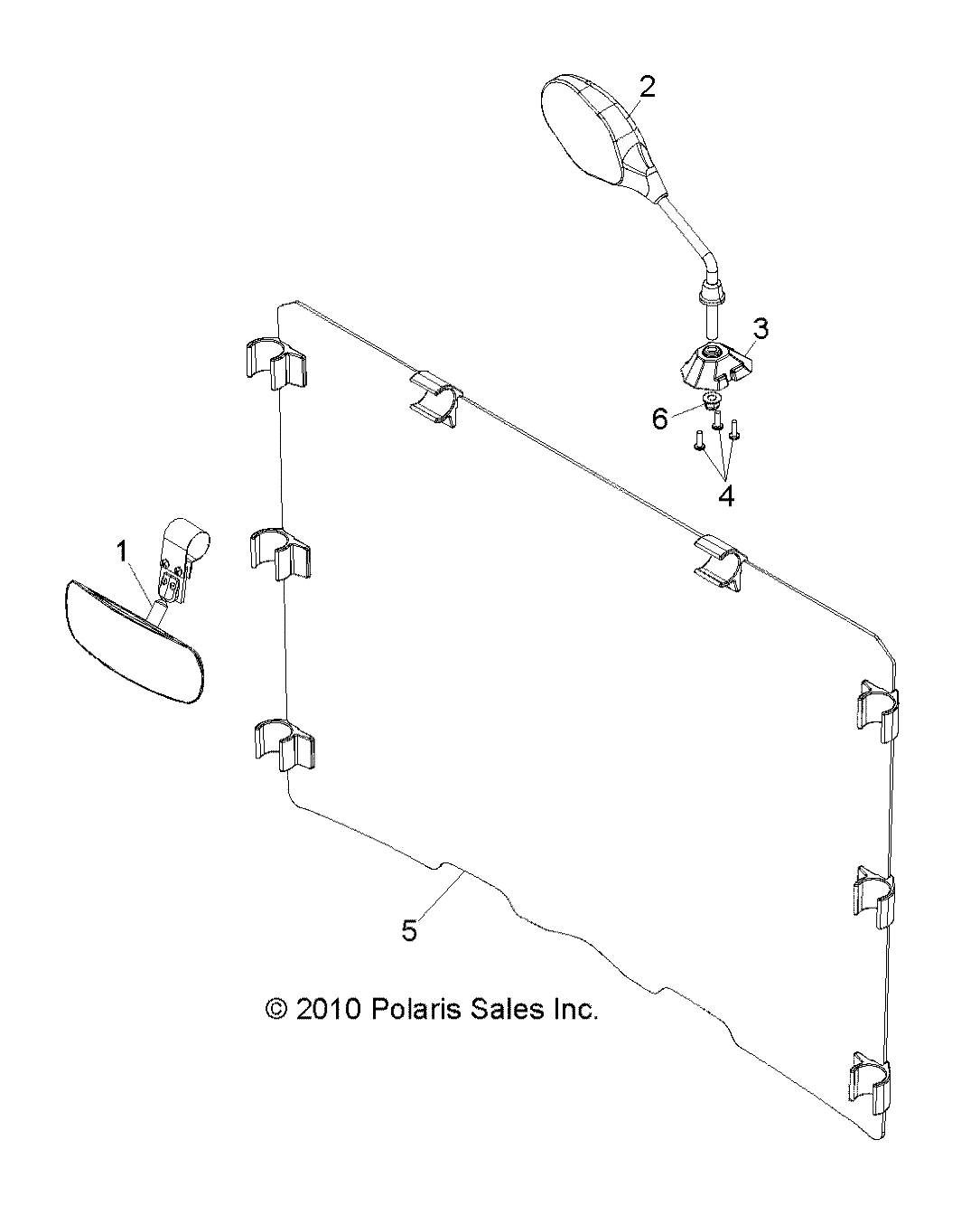 Foto diagrama Polaris que contem a peça 2877945