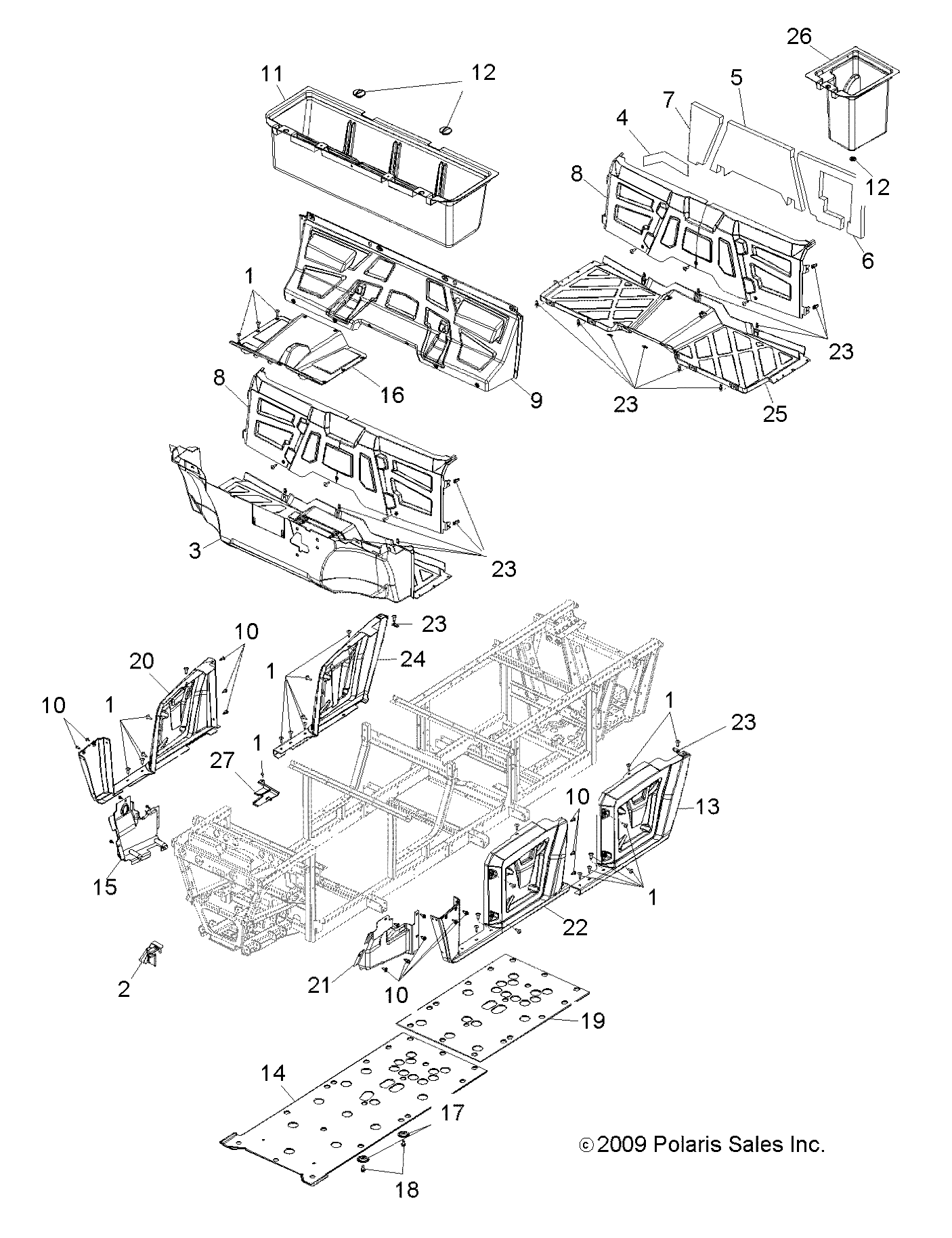 Part Number : 5438174-070 BOX-STORAGE BLK